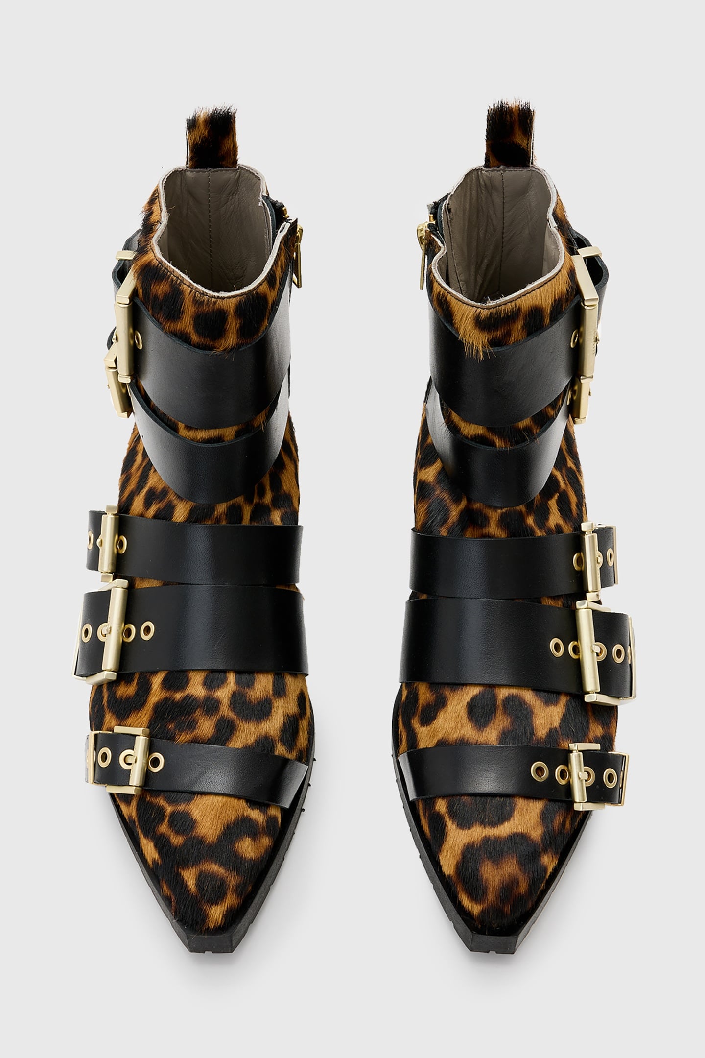 JANE BUCKLE BOOT LEPPO BROWN/BLACK 4