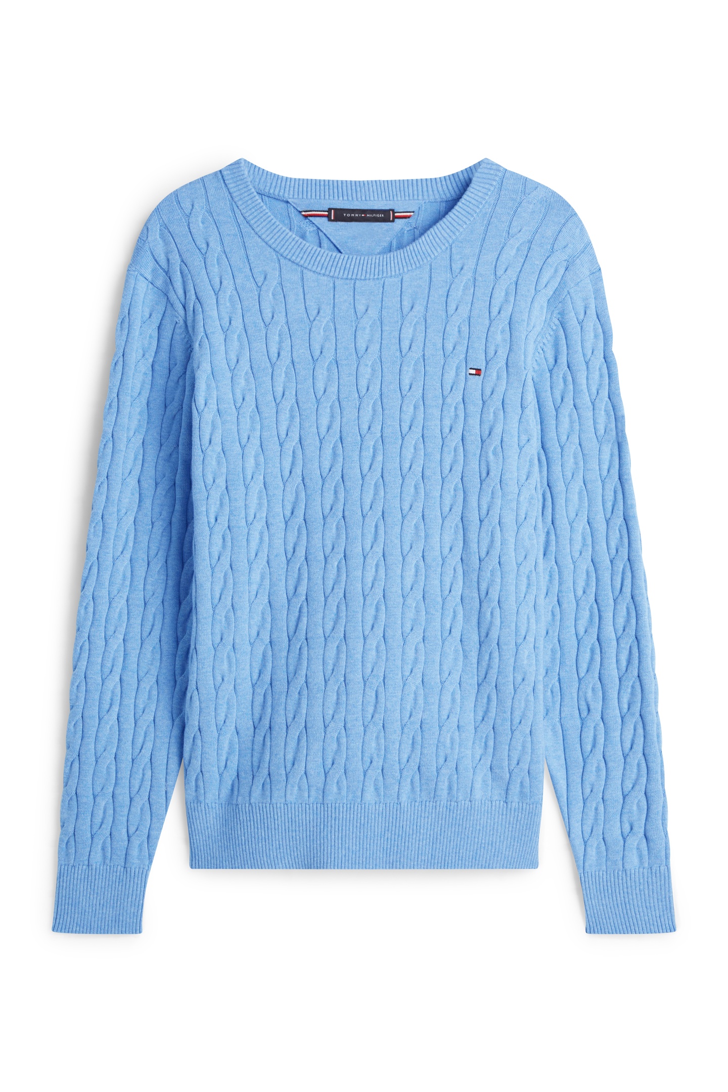 CLASSIC COTTON CABLE WELL WATER HEATHER 3