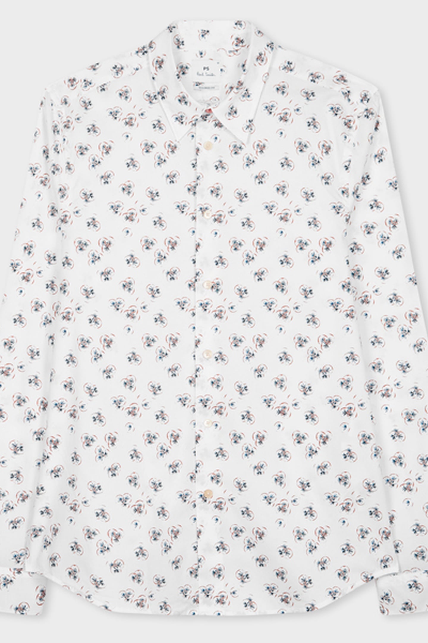 LS TAILORED FIT SHIRT WHITE 2