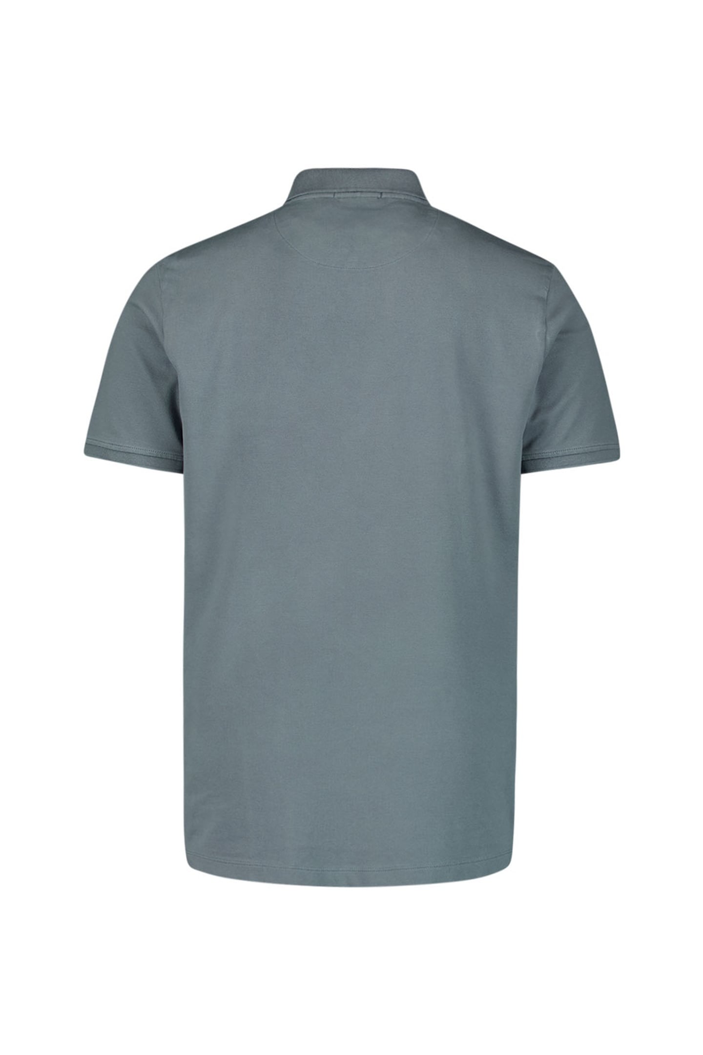 POLO ZIP PIQUE GARMENT DYED WASHED BLUE 6