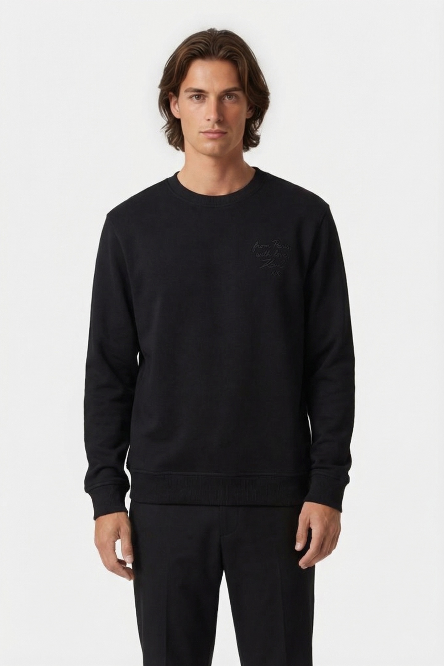 BLACK SWEAT CREWNECK 1