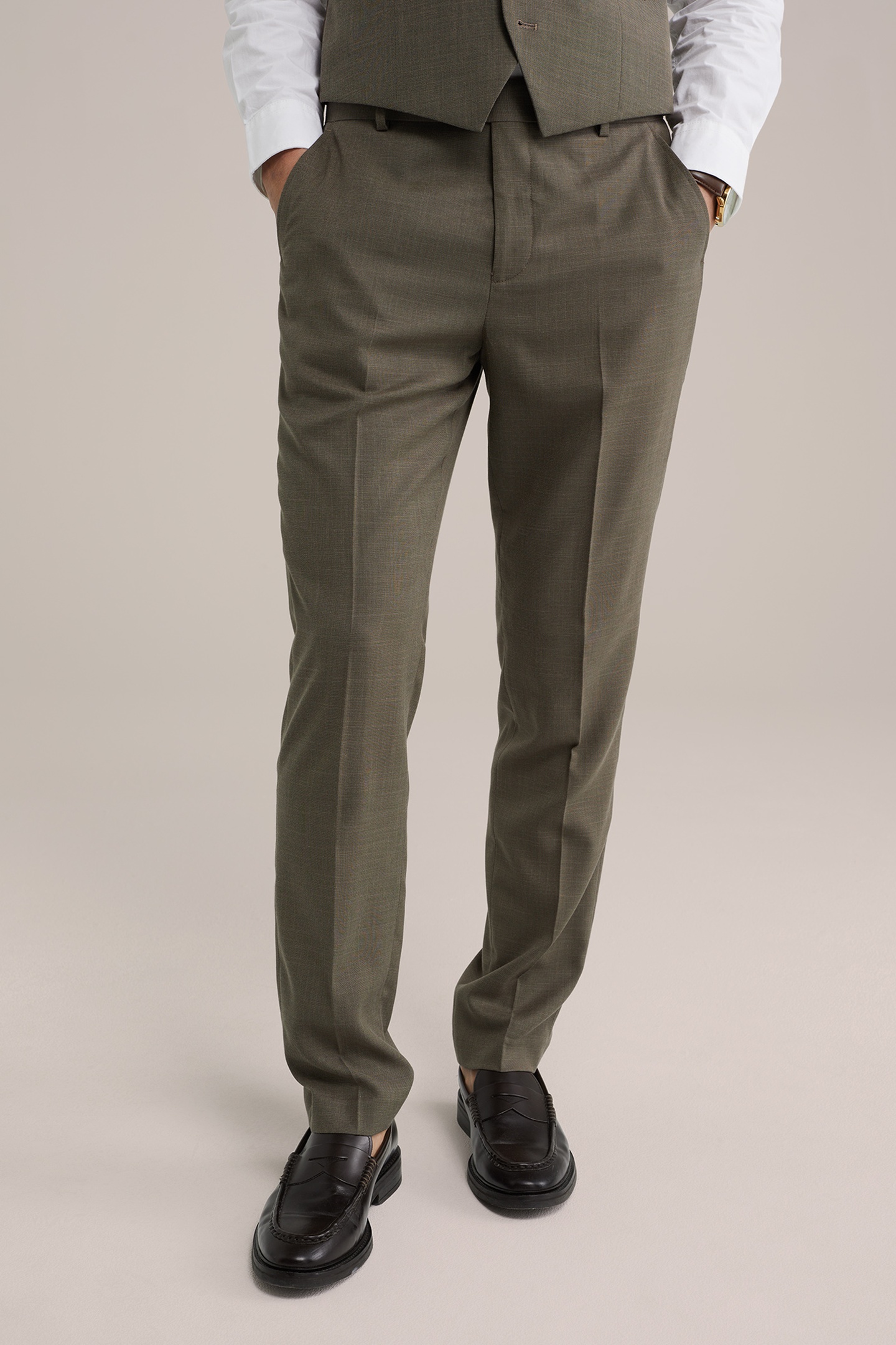 We Fashion Pantalon Brown Maat: W54 | Tailored Broeken Outlet | Heren | Bruin