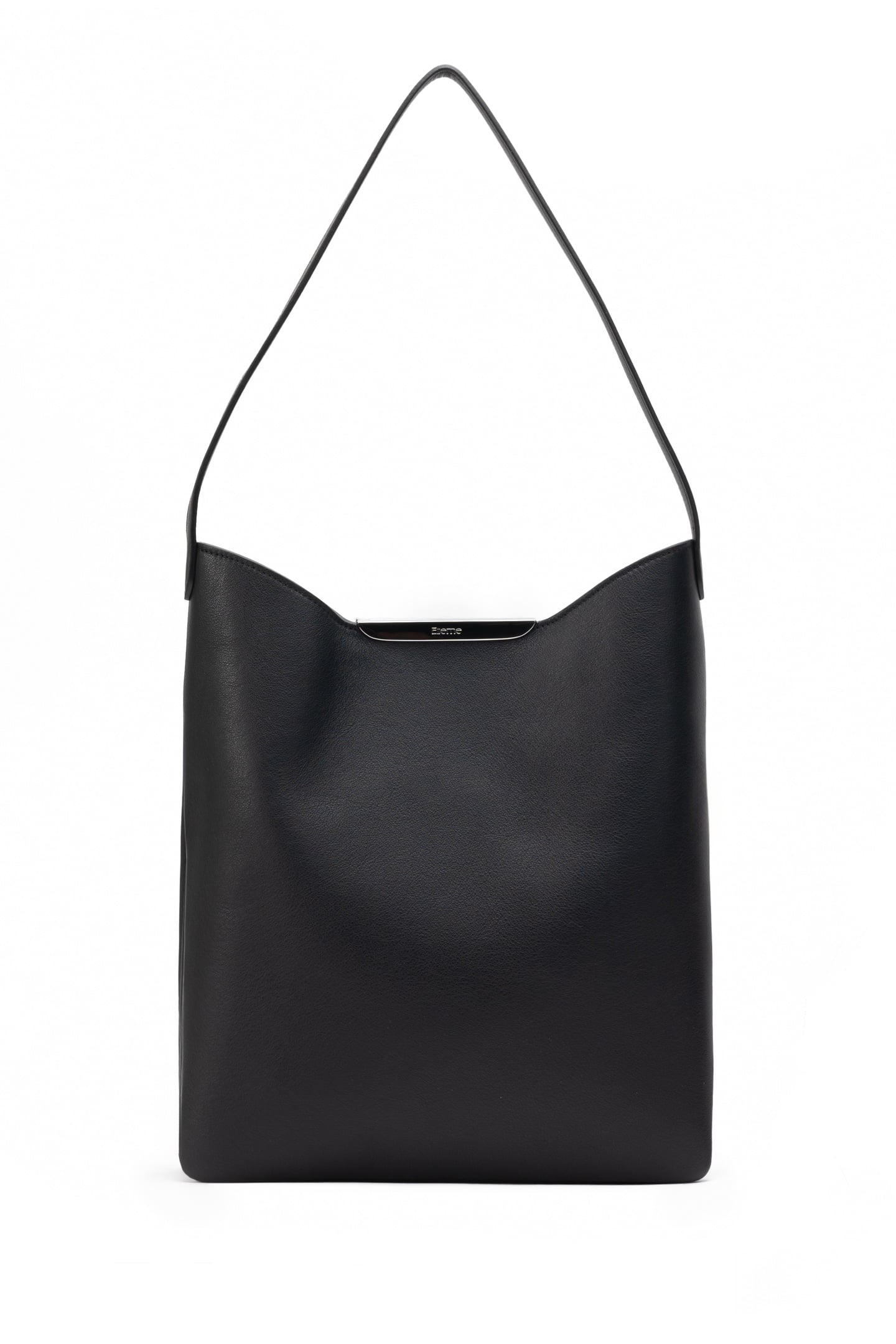 GEMINI PEBBLED LEATHER BLACK-SILVER 1