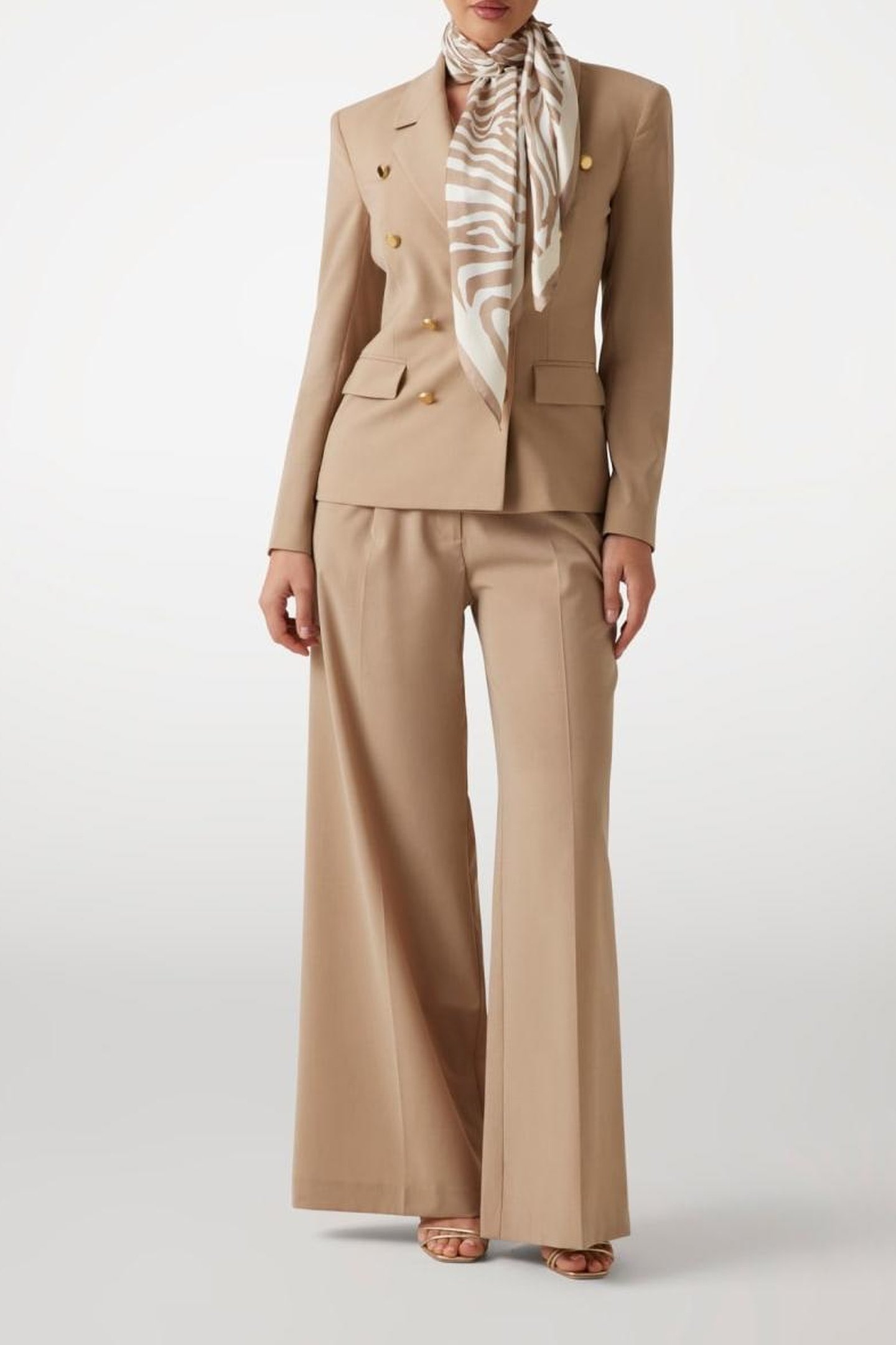 MARCIANO BY GUESS IRINA VEST NATURAL ALMOND MULTI 1