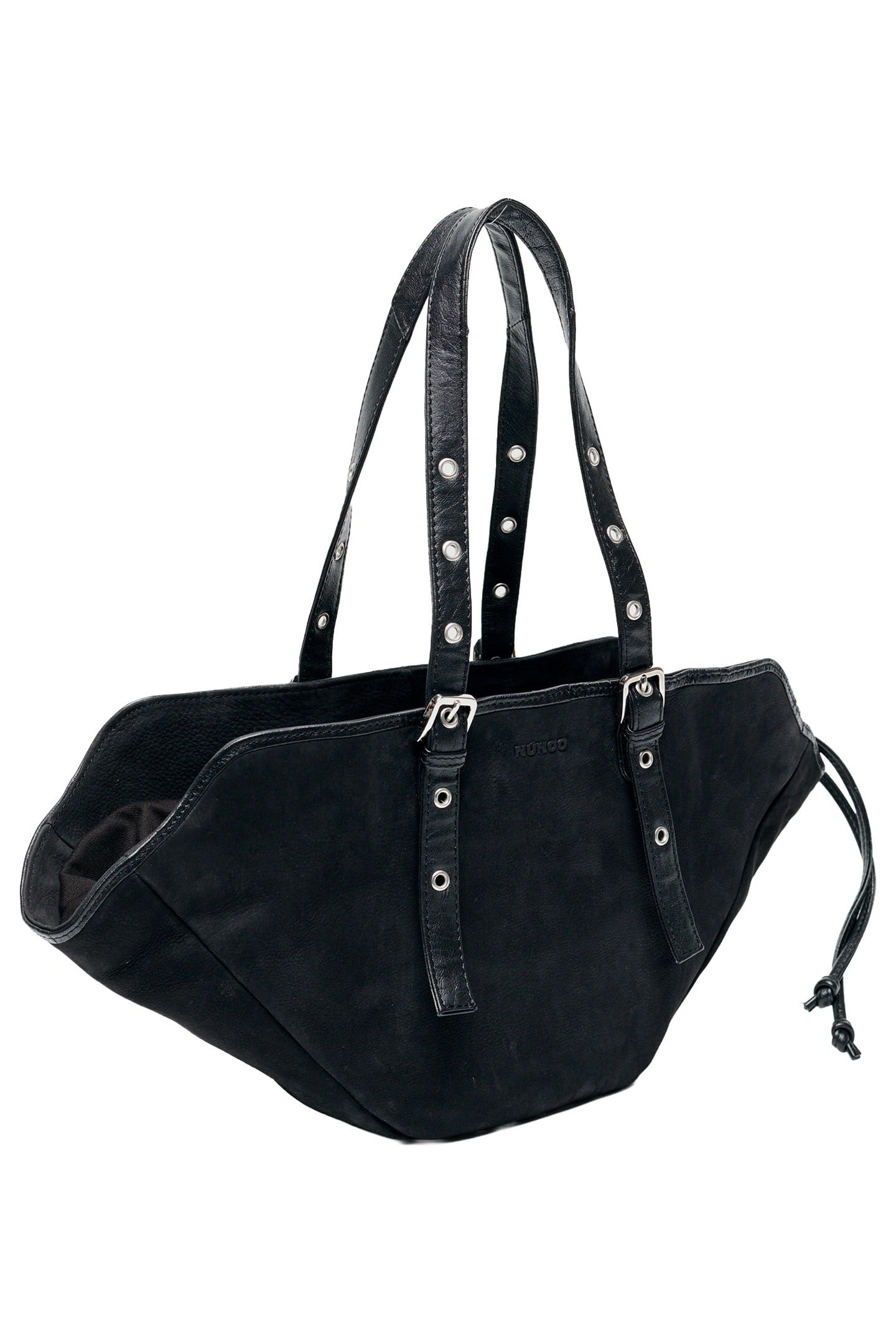 SMALL NORA NUBUCK BLACK 4