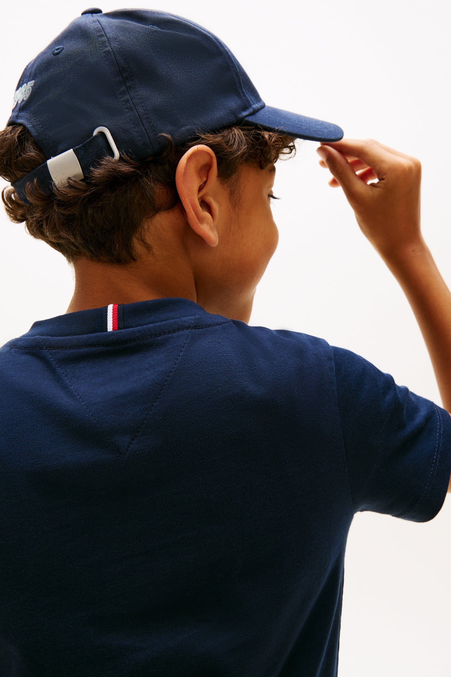 BOYS HILFIGER VARSITY T-SHIRT DARK NIGHT NAVY 5