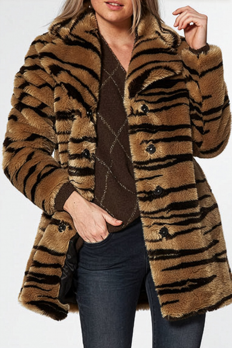 GIRLS CHRISSI COAT CAFFE LATTE 1