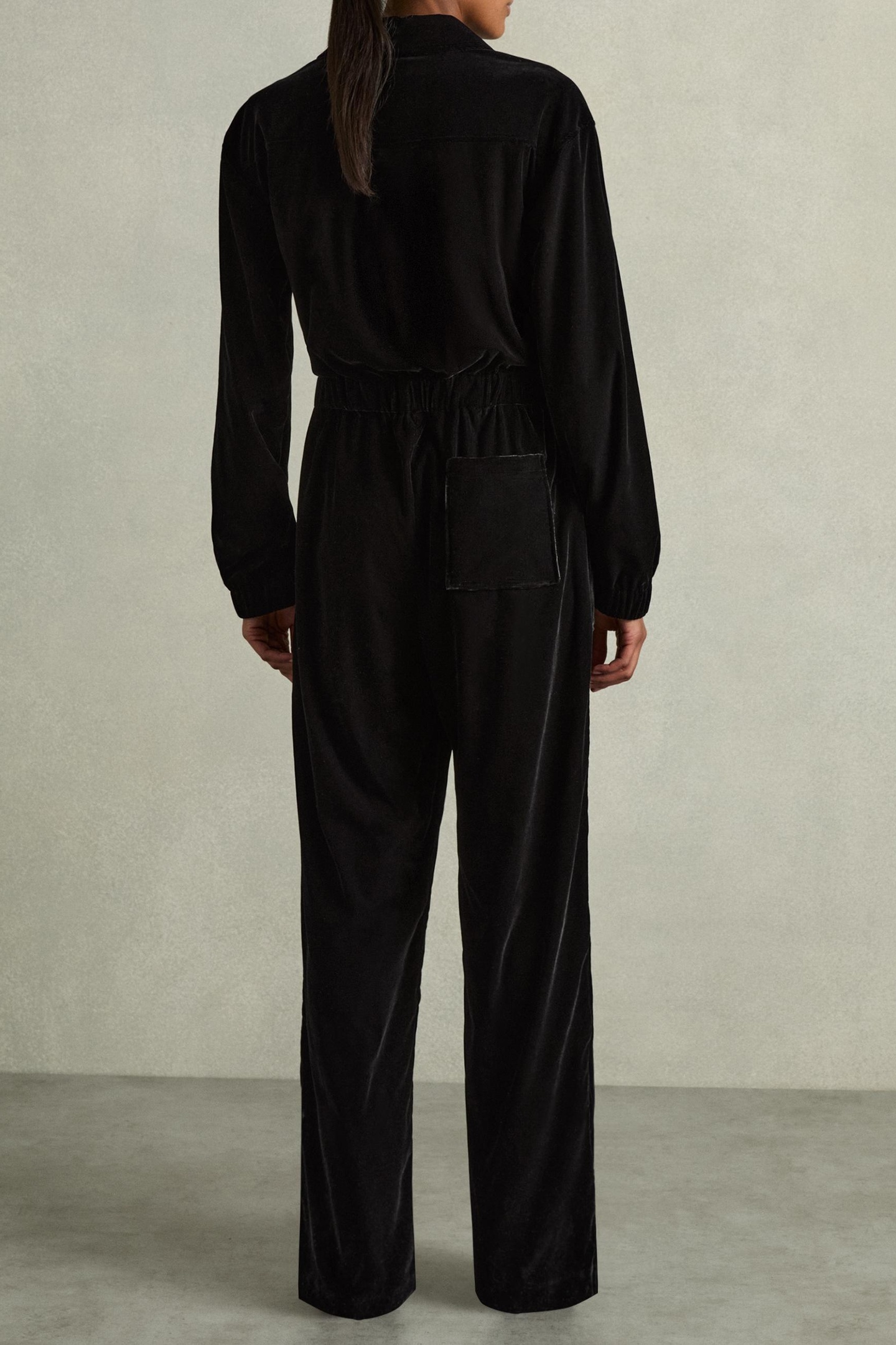 VELVET JUMPSUIT BLACK 3