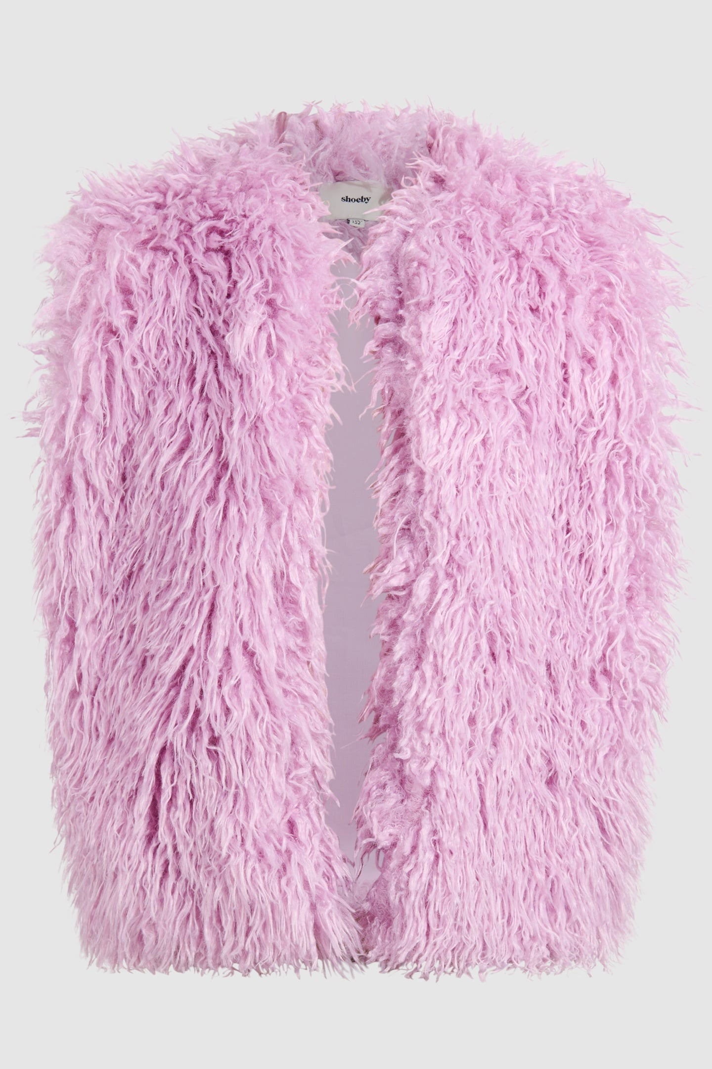 GAA-SBFLUFFY GILET PINK 4