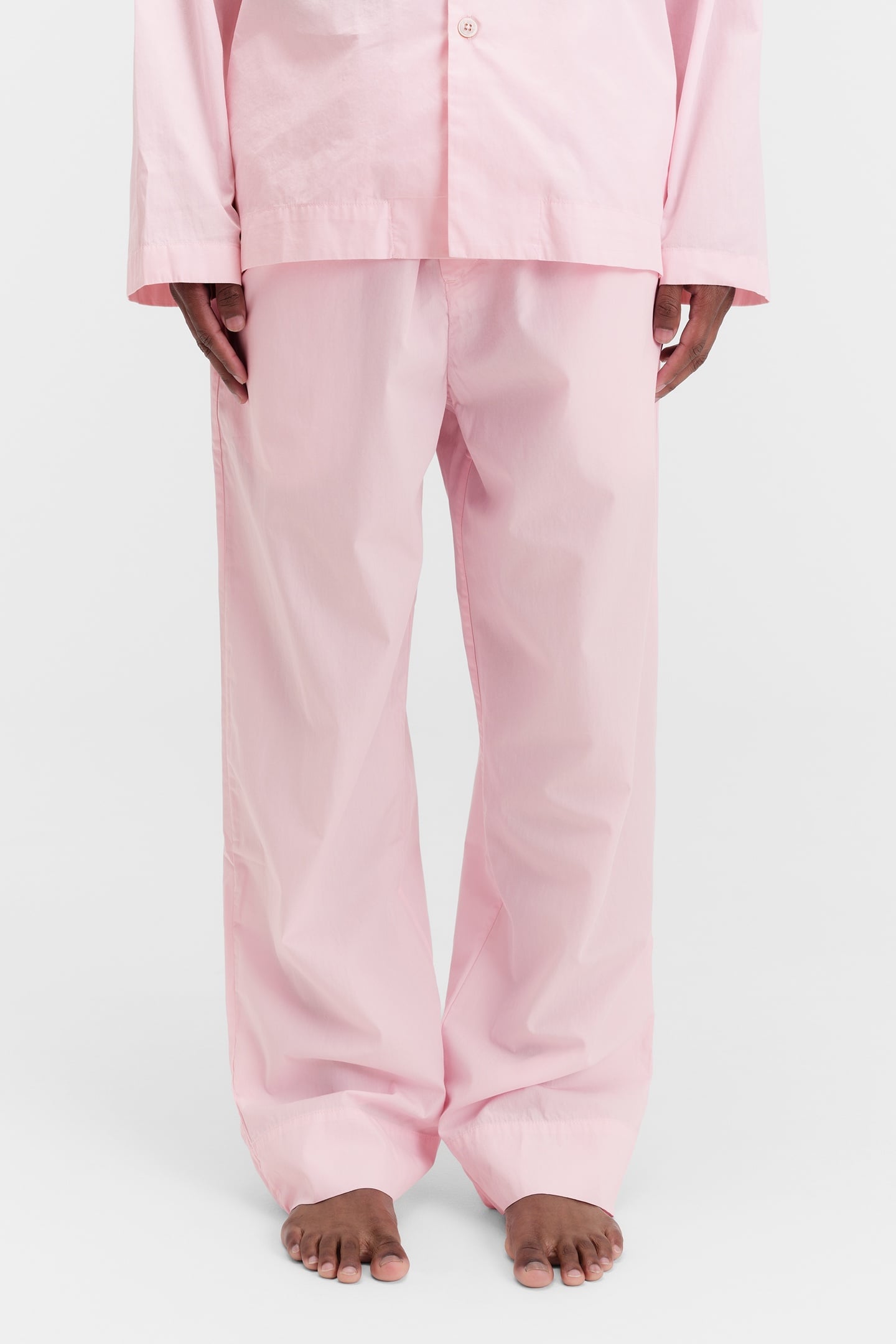 UNISEX POPLIN, PYJAMAS PANTS SOFT PINK 1
