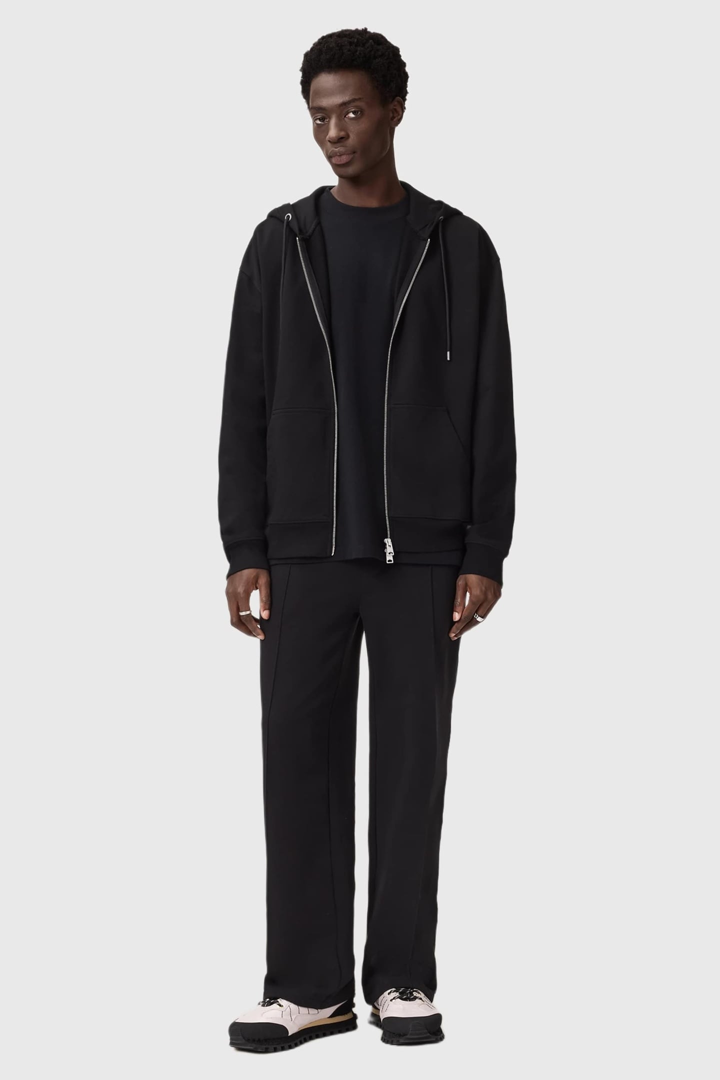 MILO ZIP HOODY JET BLACK 3