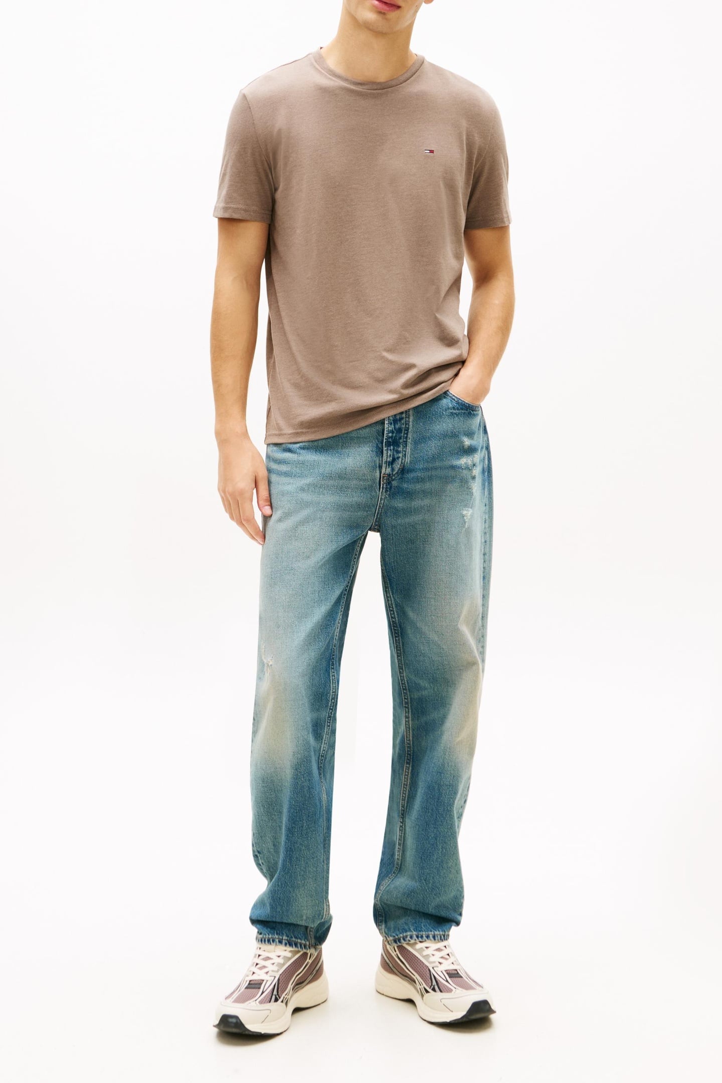 HEATHERED XSLIM JASPER SHIRT IVY MINK 2