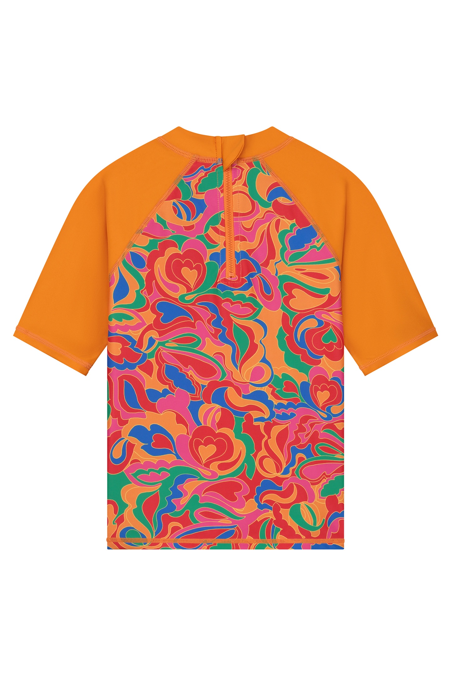 GIRLS TESSIE RASH TEE GROOVY LOVE ORANGE SUN GROOVY LOVE 2