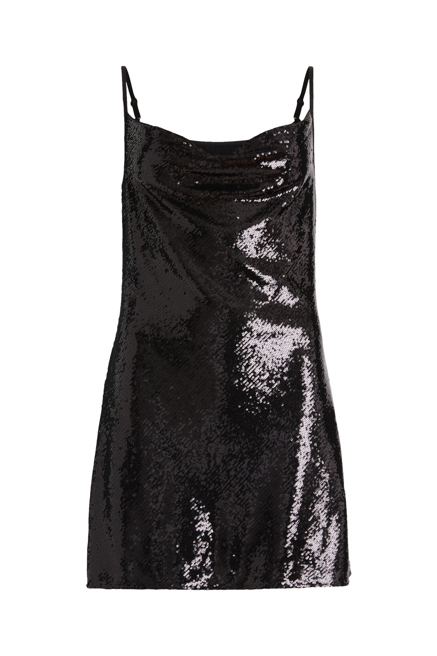 HADDI SEQUIN DRESS BLACK 4