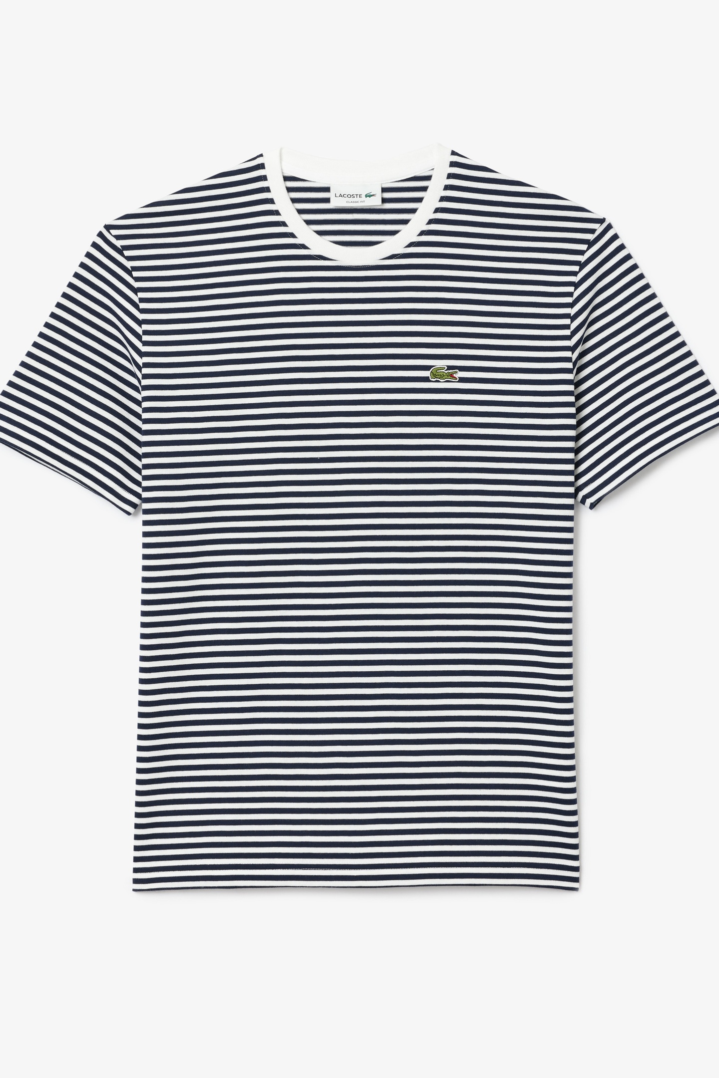 TEE-SHIRT WHITE/NAVY BLUE 7