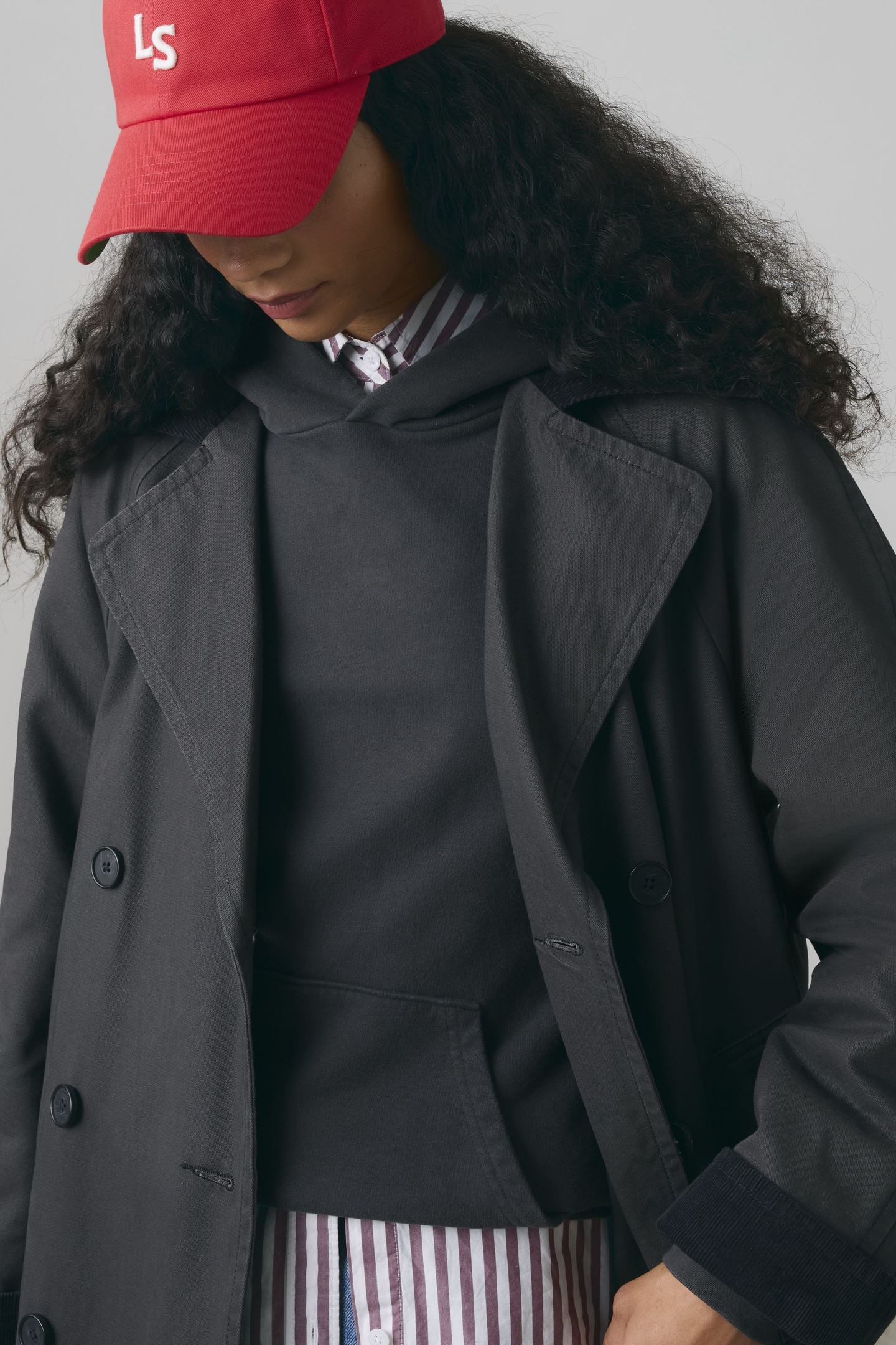 BREE BARN TRENCH COAT GREY 9