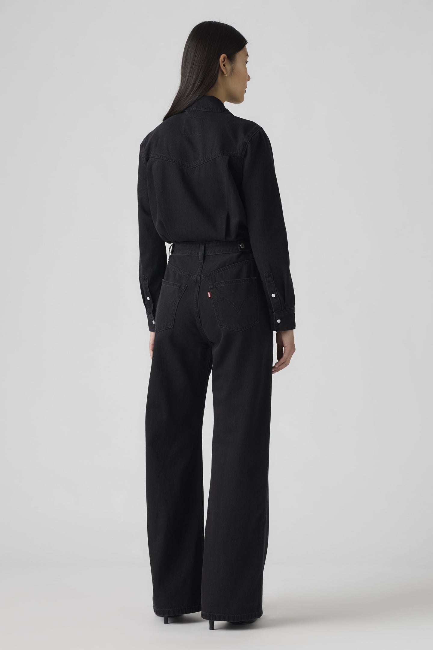 RINOA WIDE LEG LIGHTWEIGHT JUMPSUIT BLACK 3