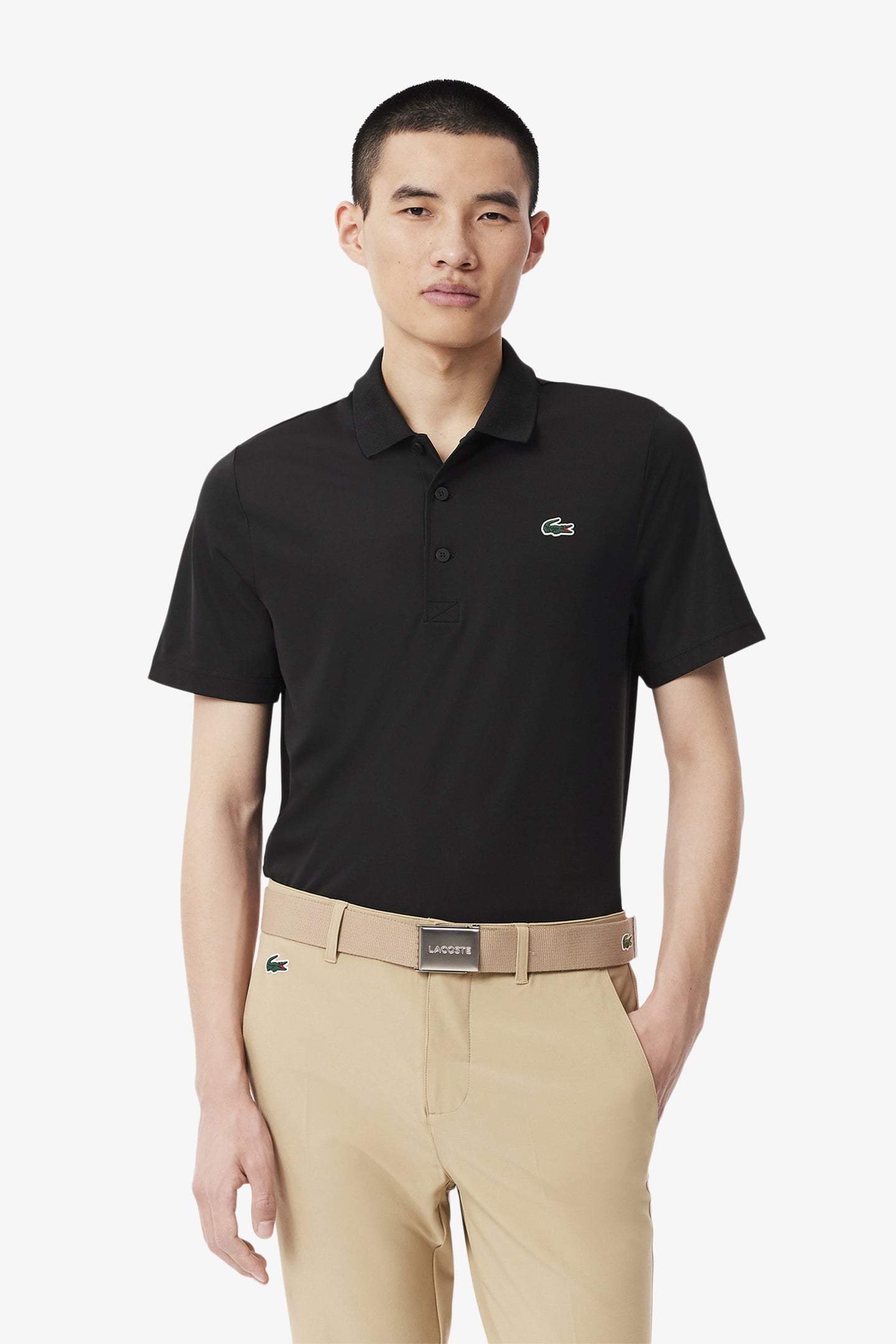 SHORT SLEEVE POLO BLACK 3