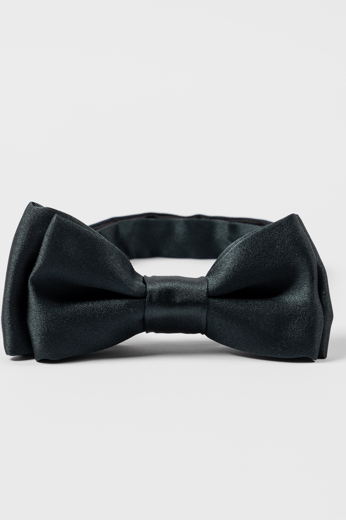 BOWTIE PLAIN SILK VERY DARK GREEN 3