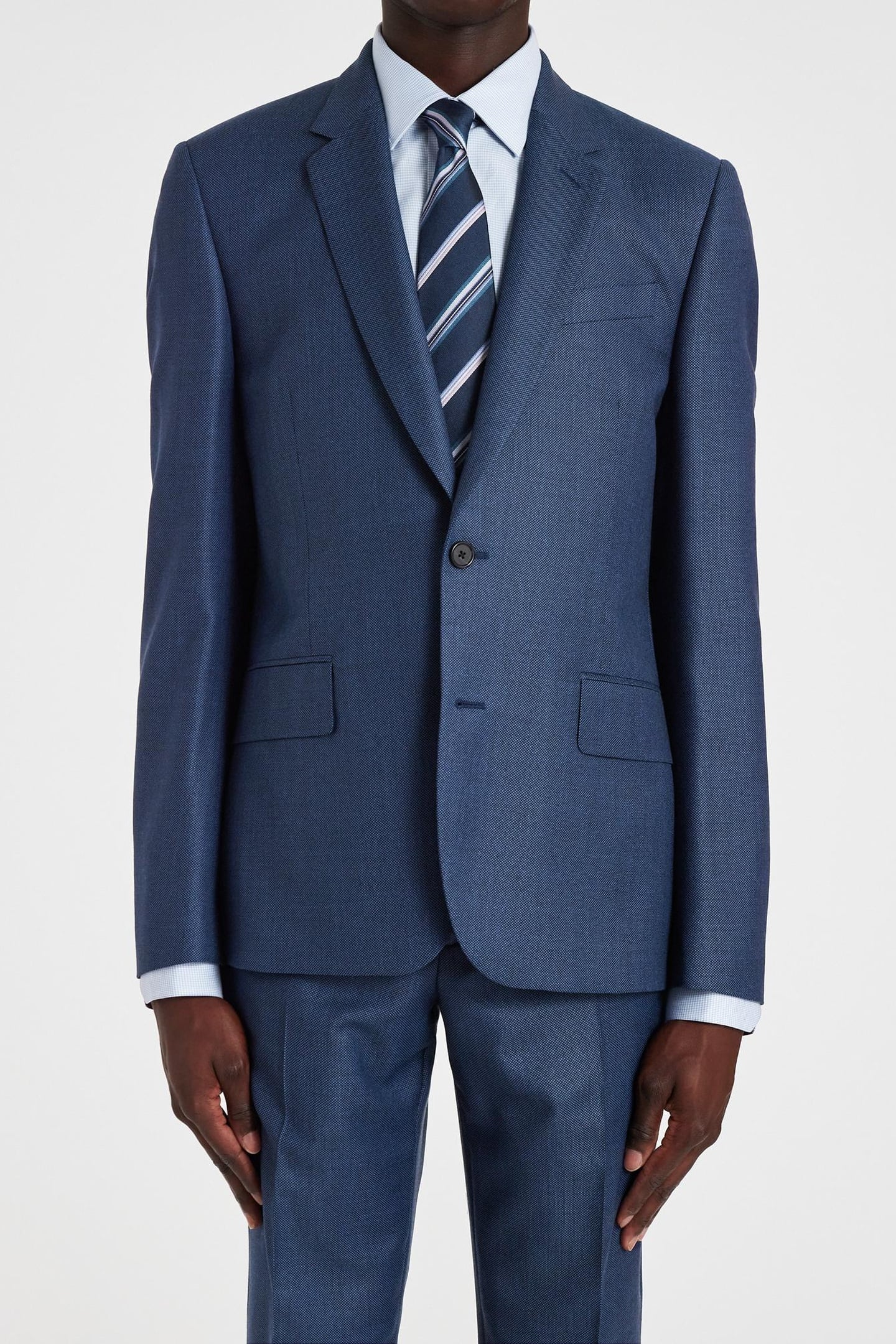 TAILORED FIT 2BTN SUIT INKY BLUE 1
