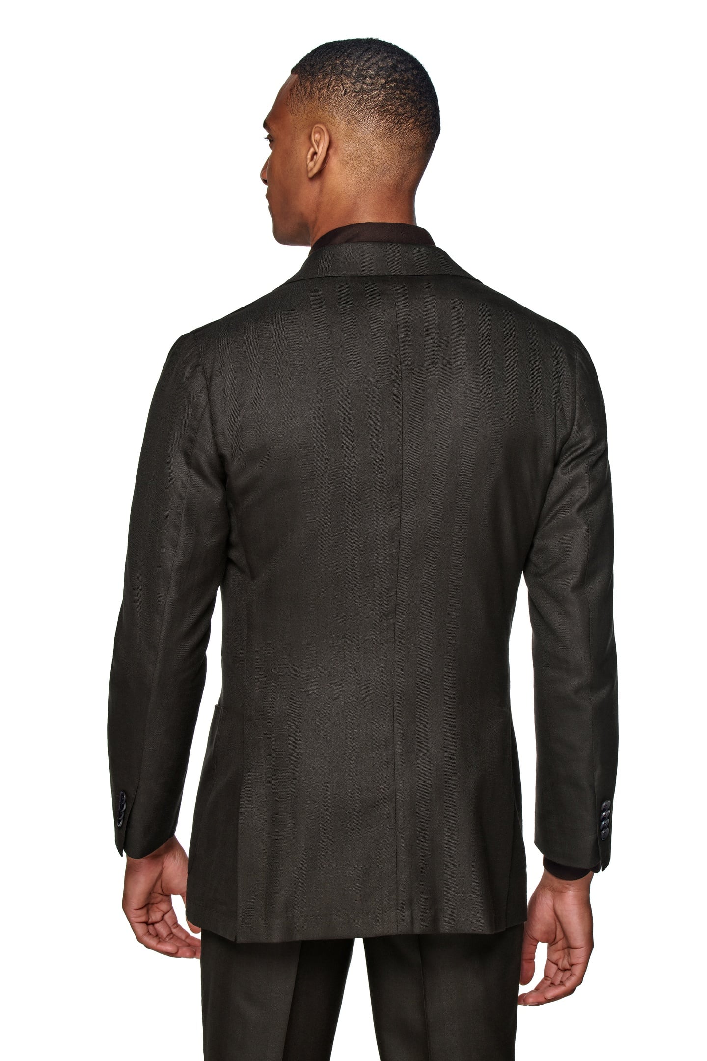 SUIT-D.BROWN-HERRINGBONE DARK BROWN 6