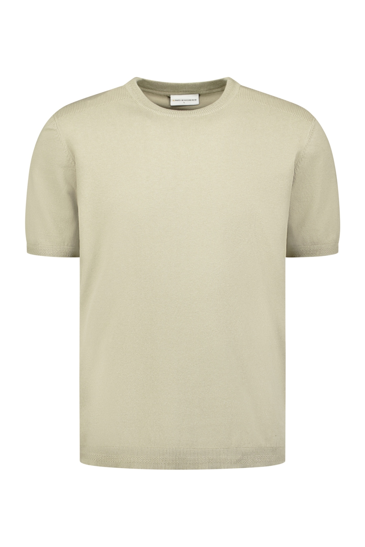 No Excess Pullover Short Sleeve Crewneck Taupe Größe: M | Pullover Outlet | Herren | Schwarz