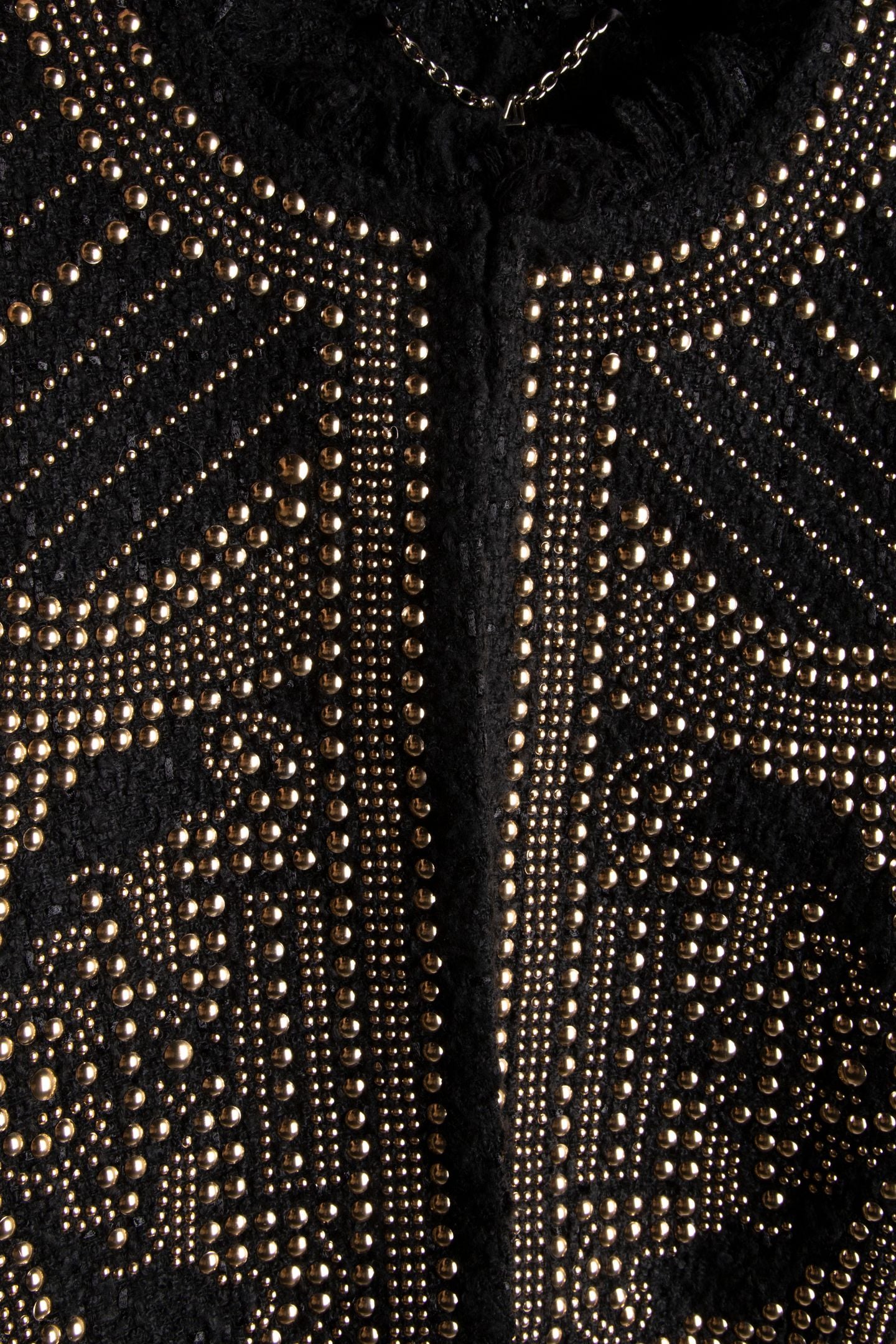 MARCIANO BY GUESS HELENE CROPPED STUDDED JACKET BLACK/GOLD 6