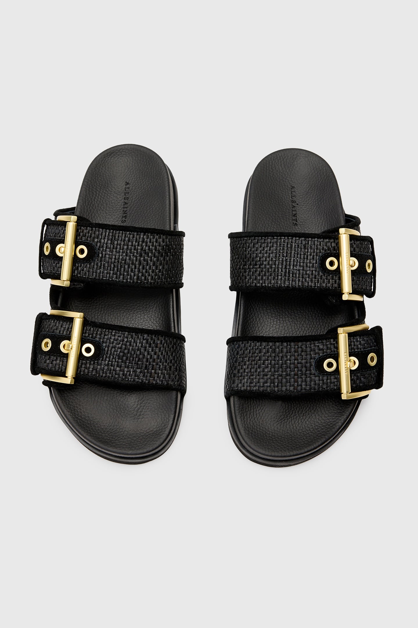 SIAN RAFFIA SANDAL BLACK 2