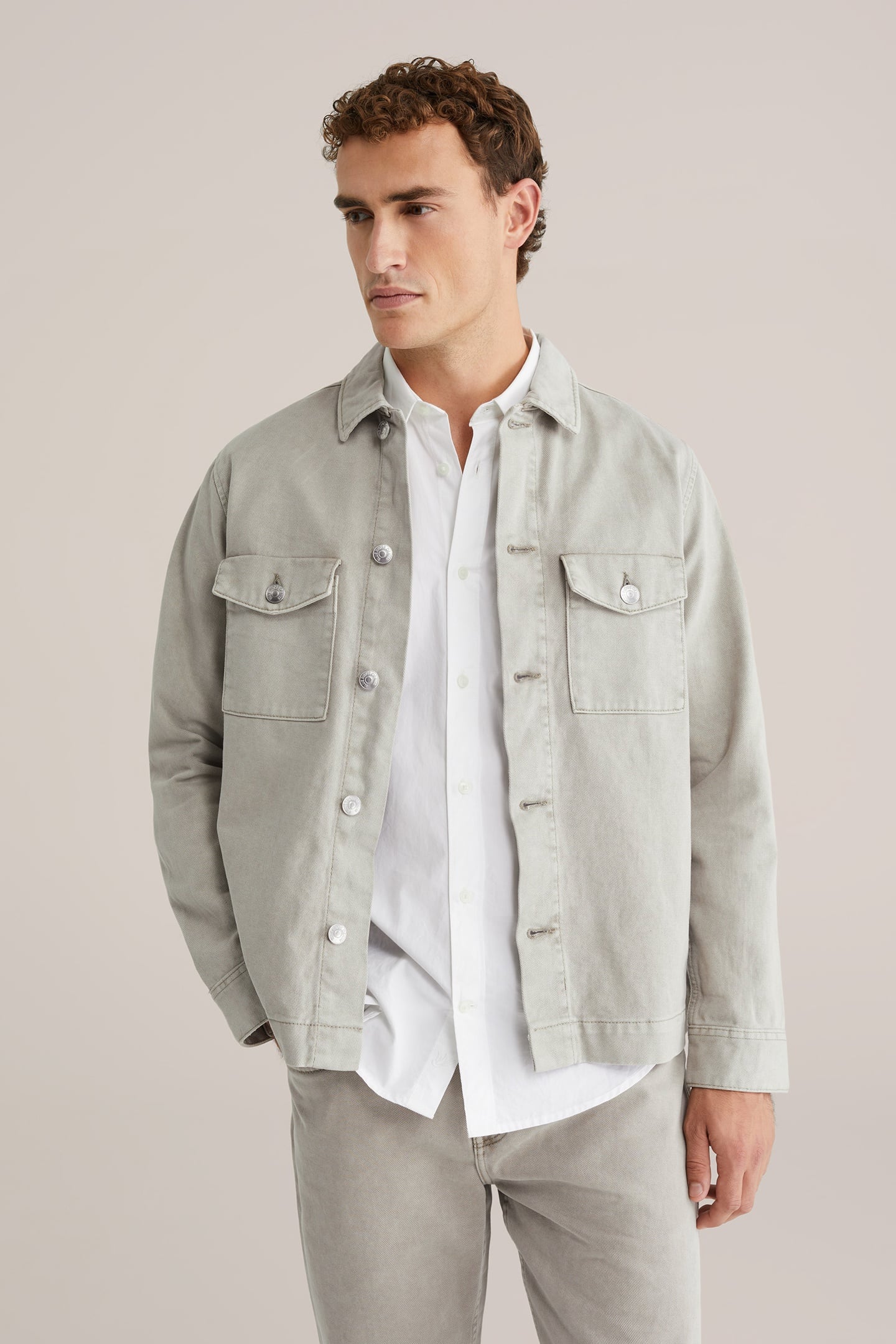 OVERSHIRT GREIGE 1