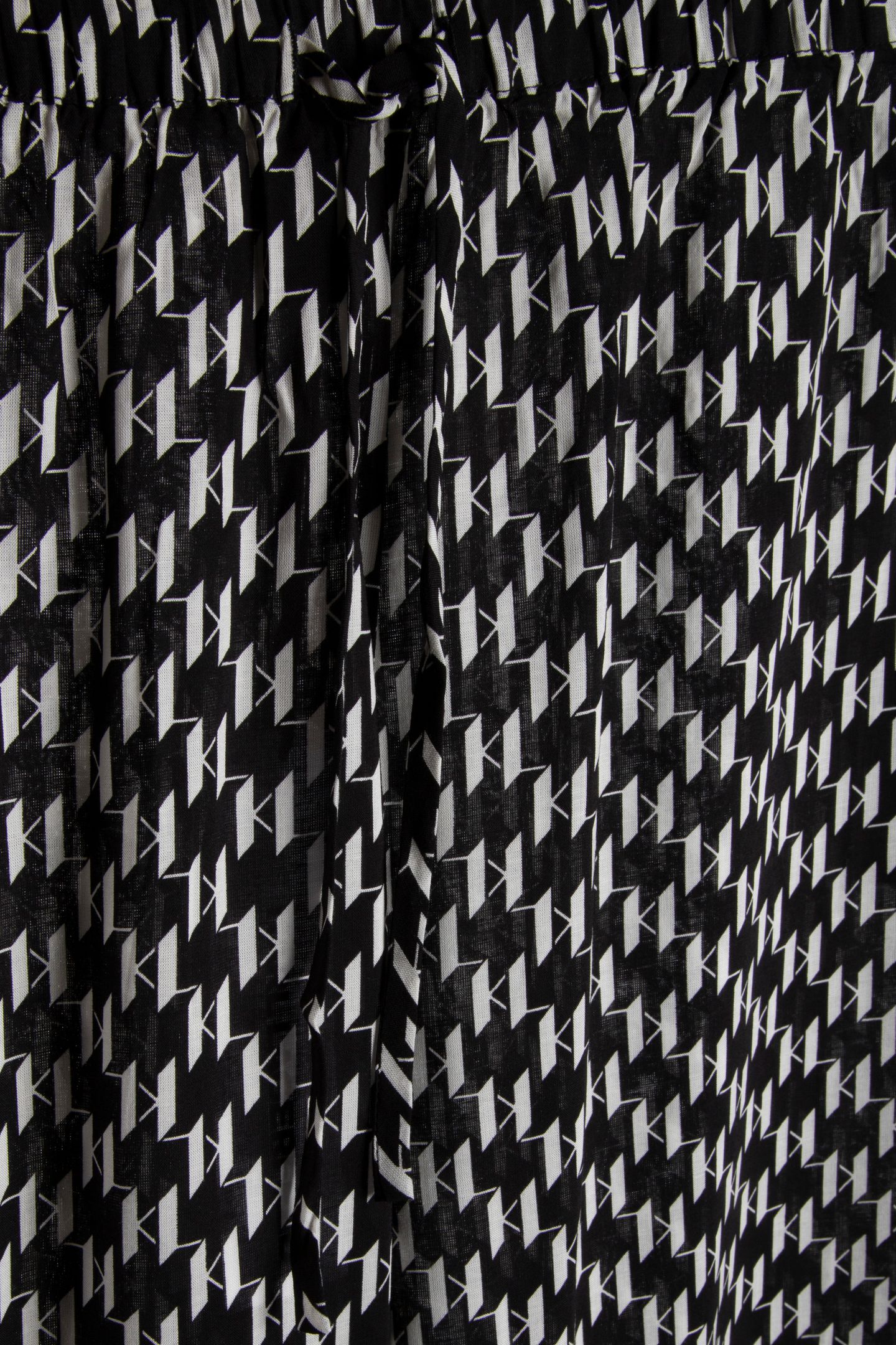 KL MONOGRAM BLACK/WHITE MONOGRAM BEACH PANTS 4