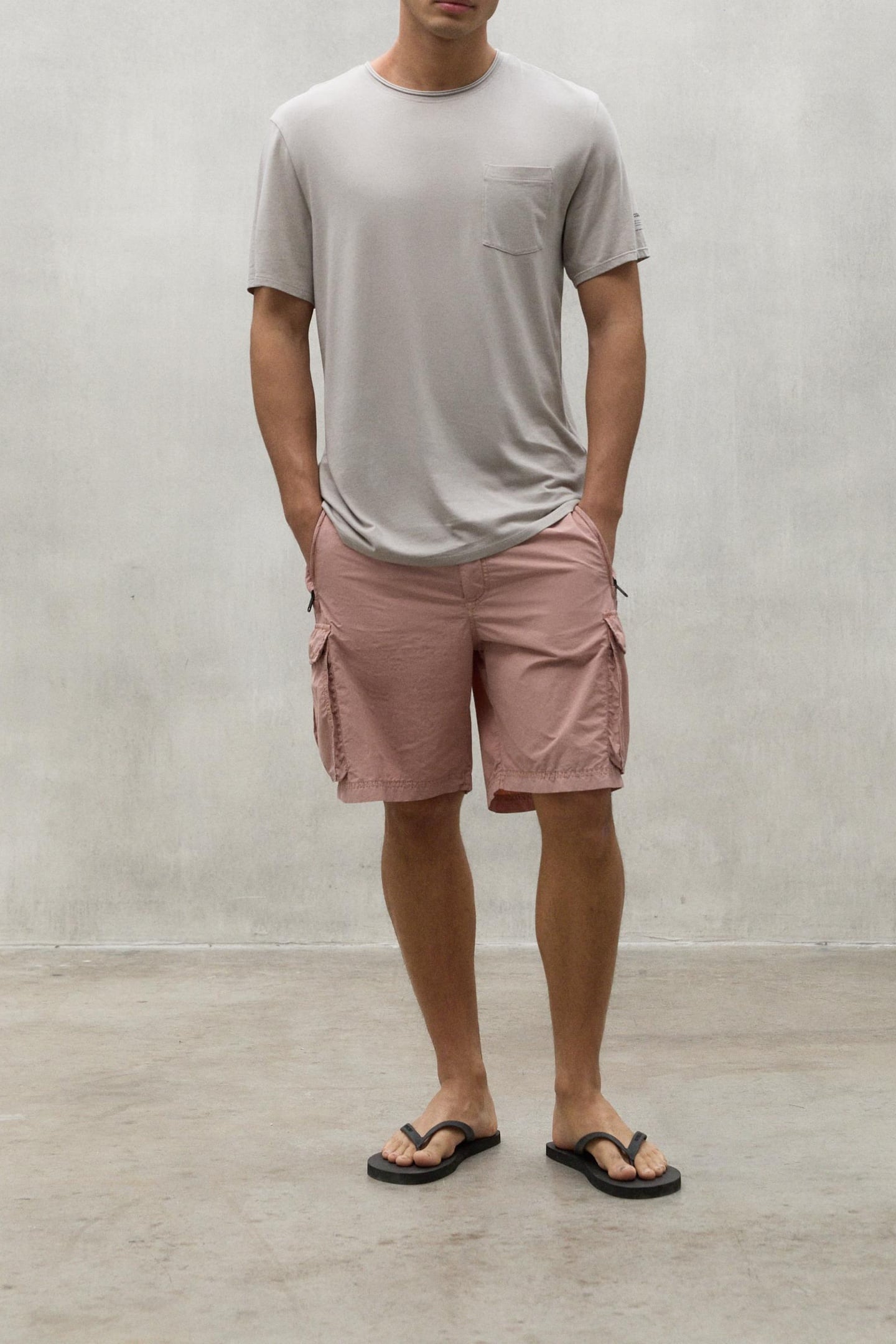 ALISTEALF CARGO SHORTS WINE 1