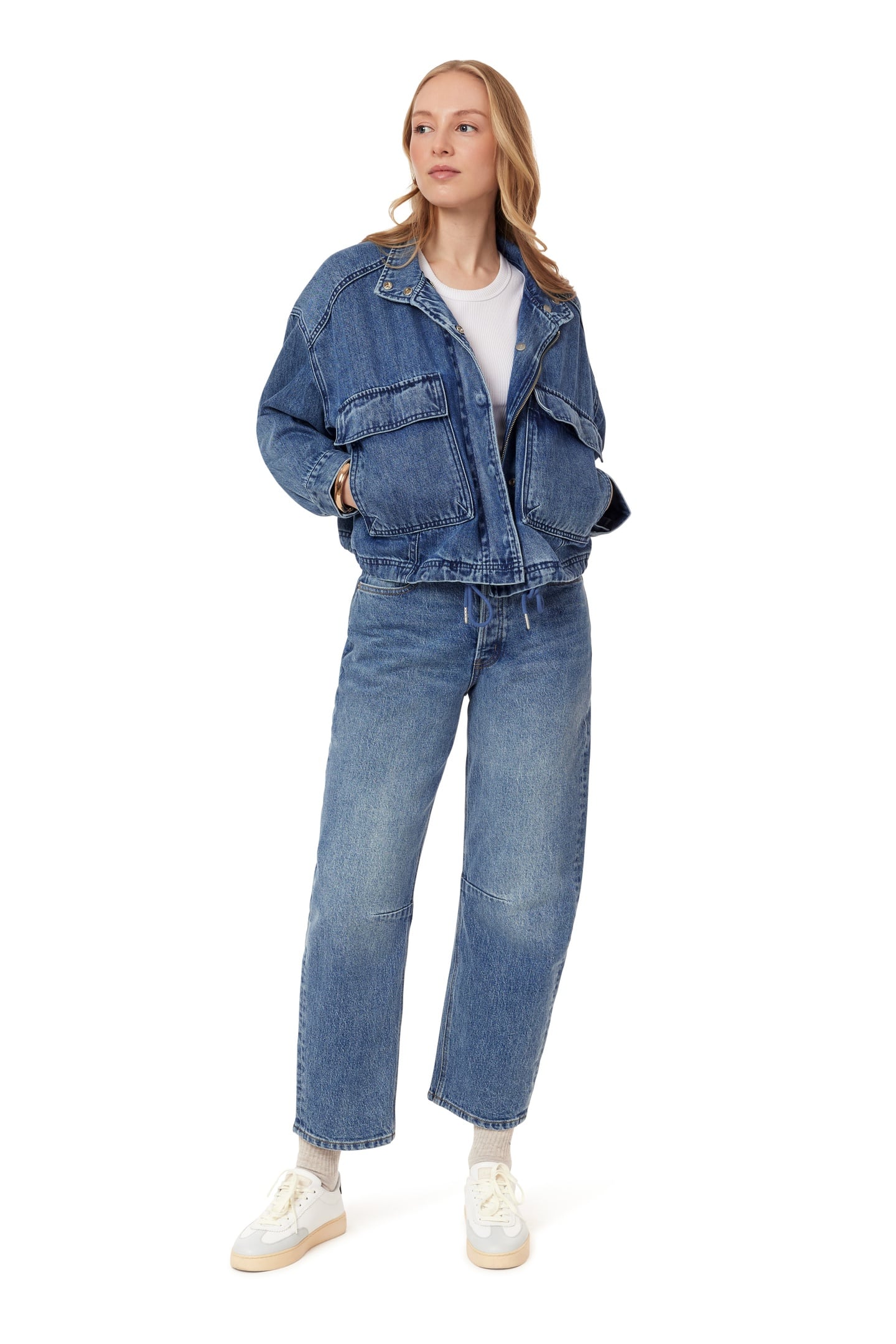 CROPPED UTILITY DENIM JACKET FLATIRON 3