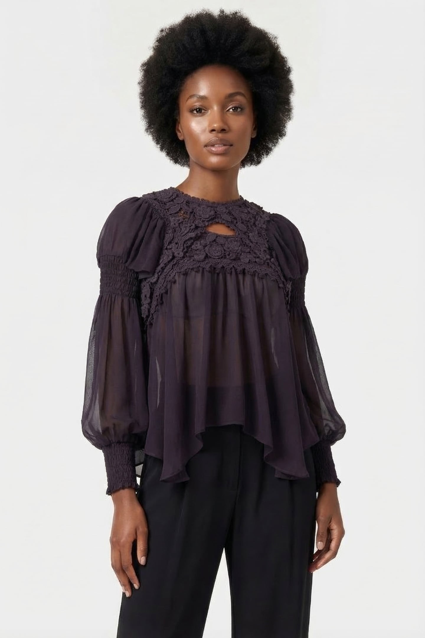 ROKIA BLOUSE BLACK 1