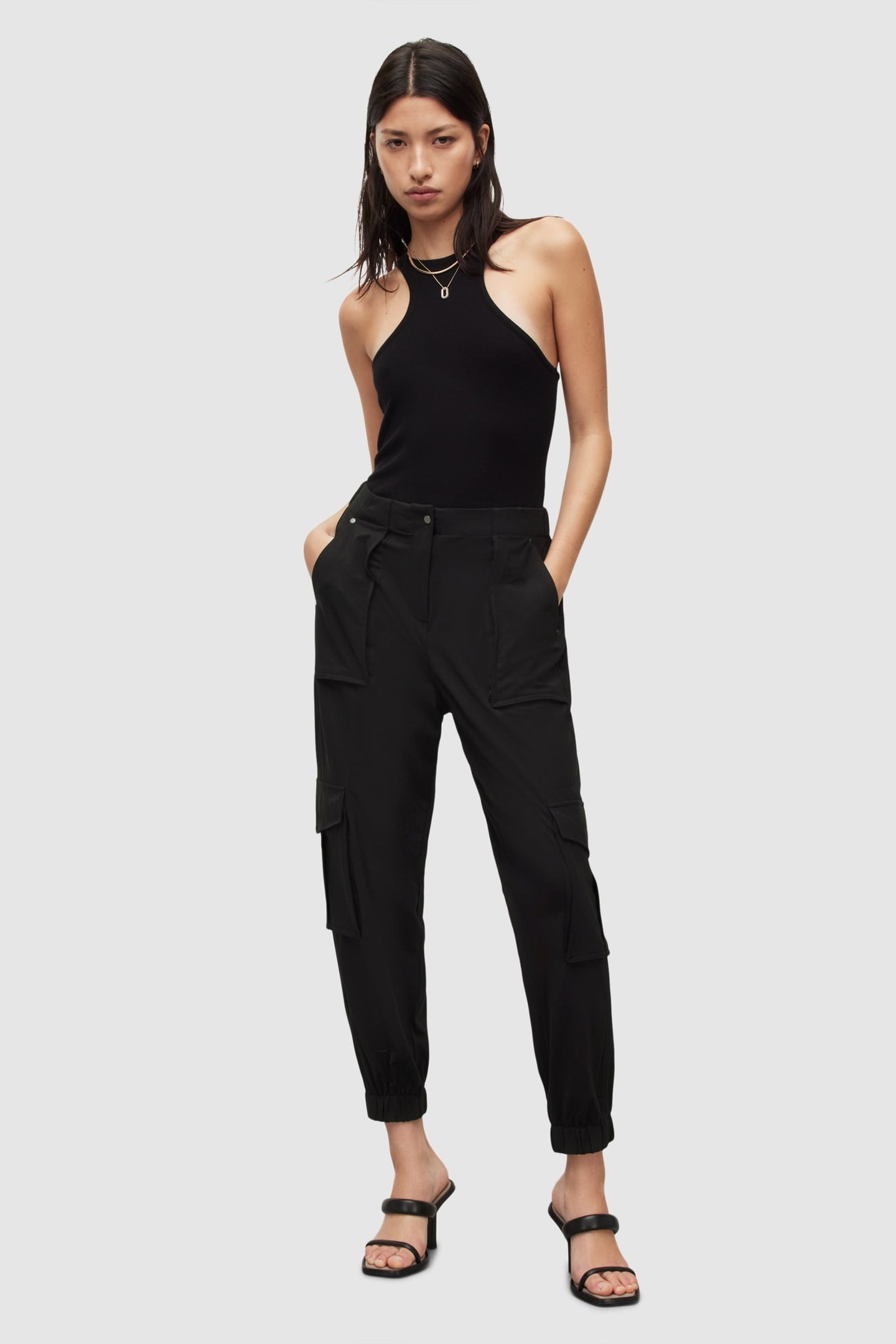 FRIEDA JERSEY TROUSE BLACK 2
