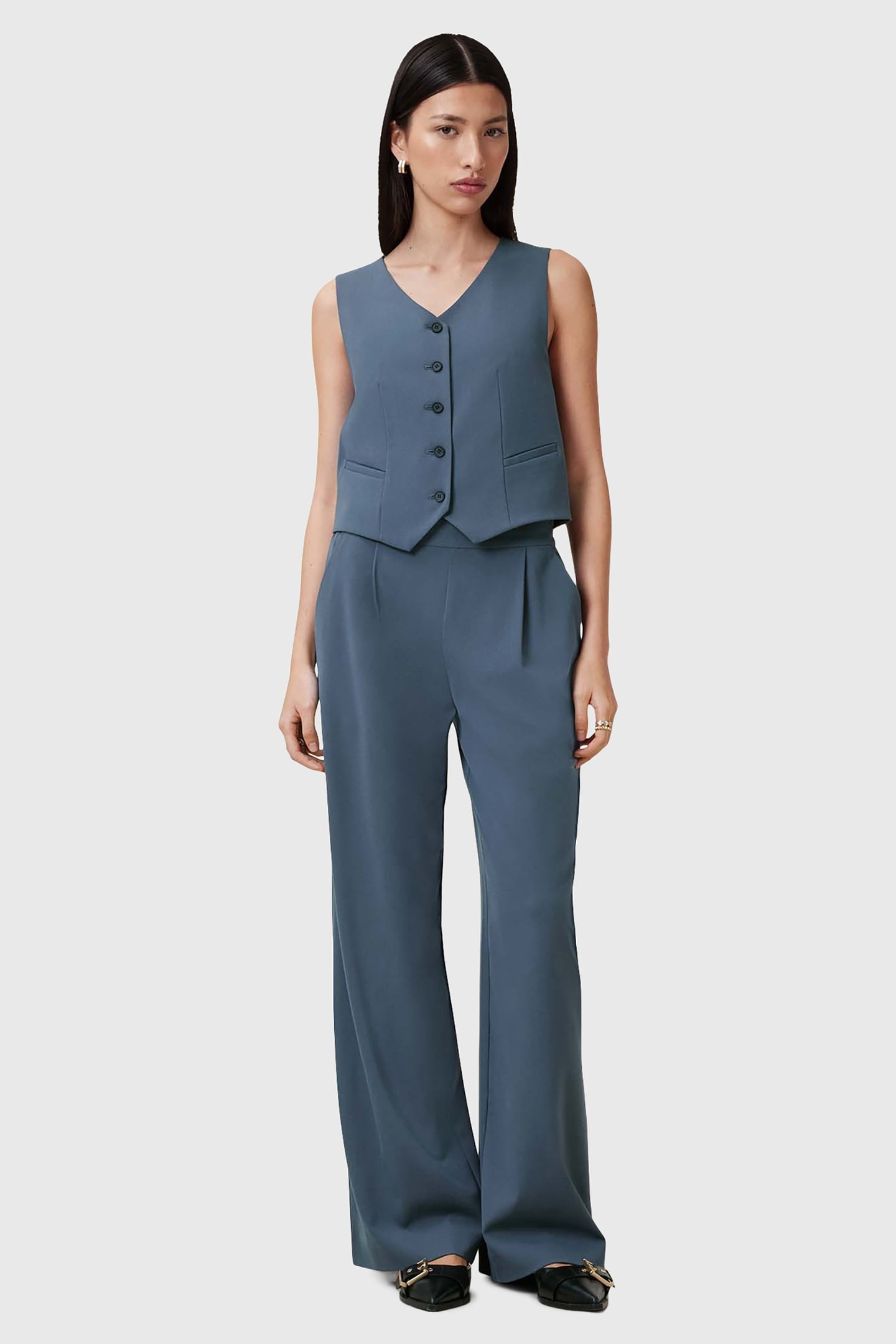 ALEIDA TRI WAISTCOAT TURBULENCE GREY 2