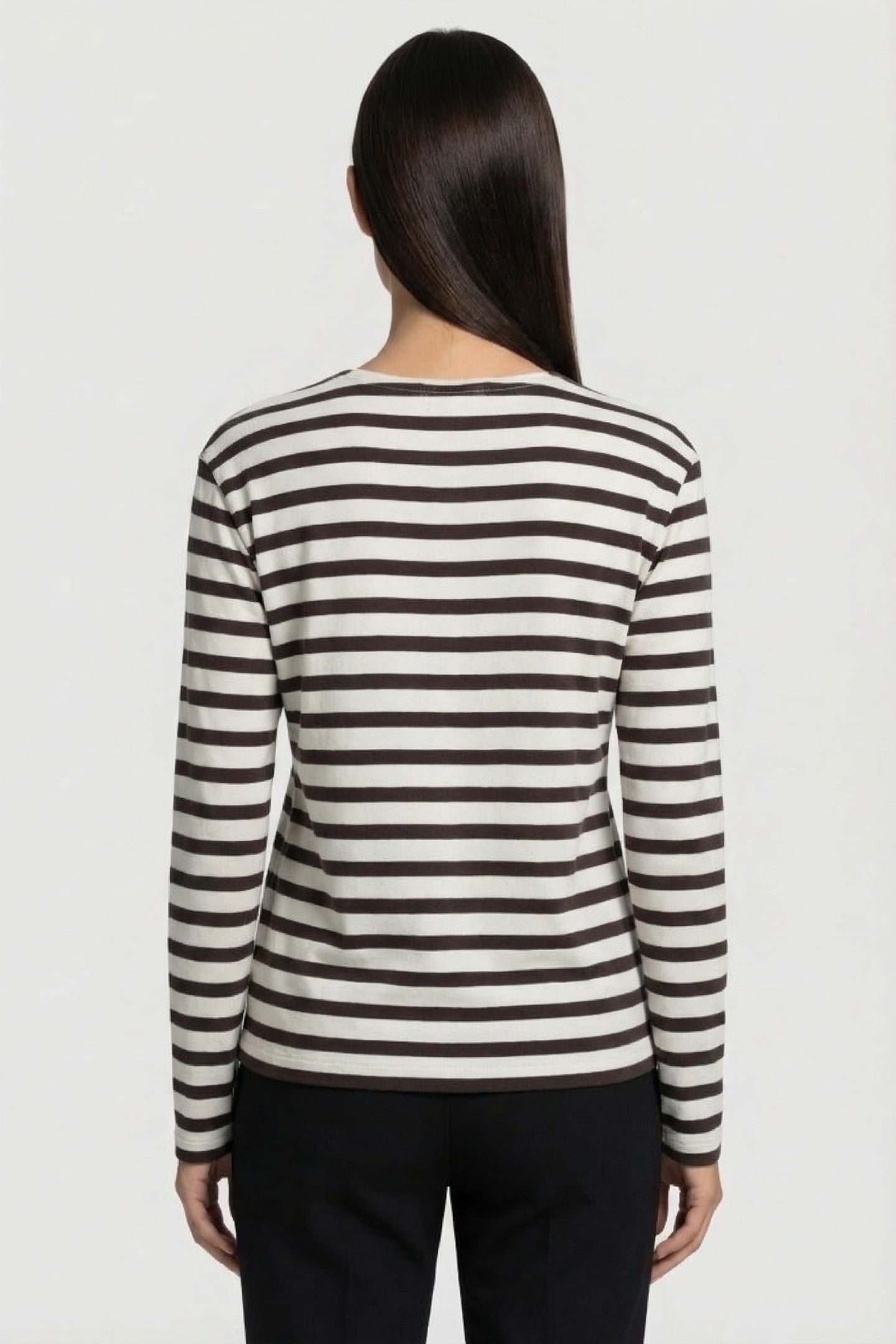 STRIPED LONGSLEEVE T-SHIRTS EBONY 2