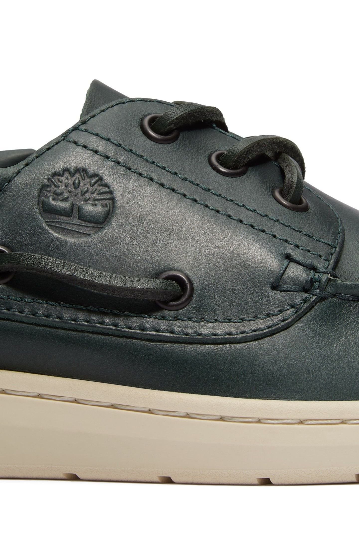 PORTOFINO PIER BOAT SHOE DARK GREEN FULL GRAIN 8