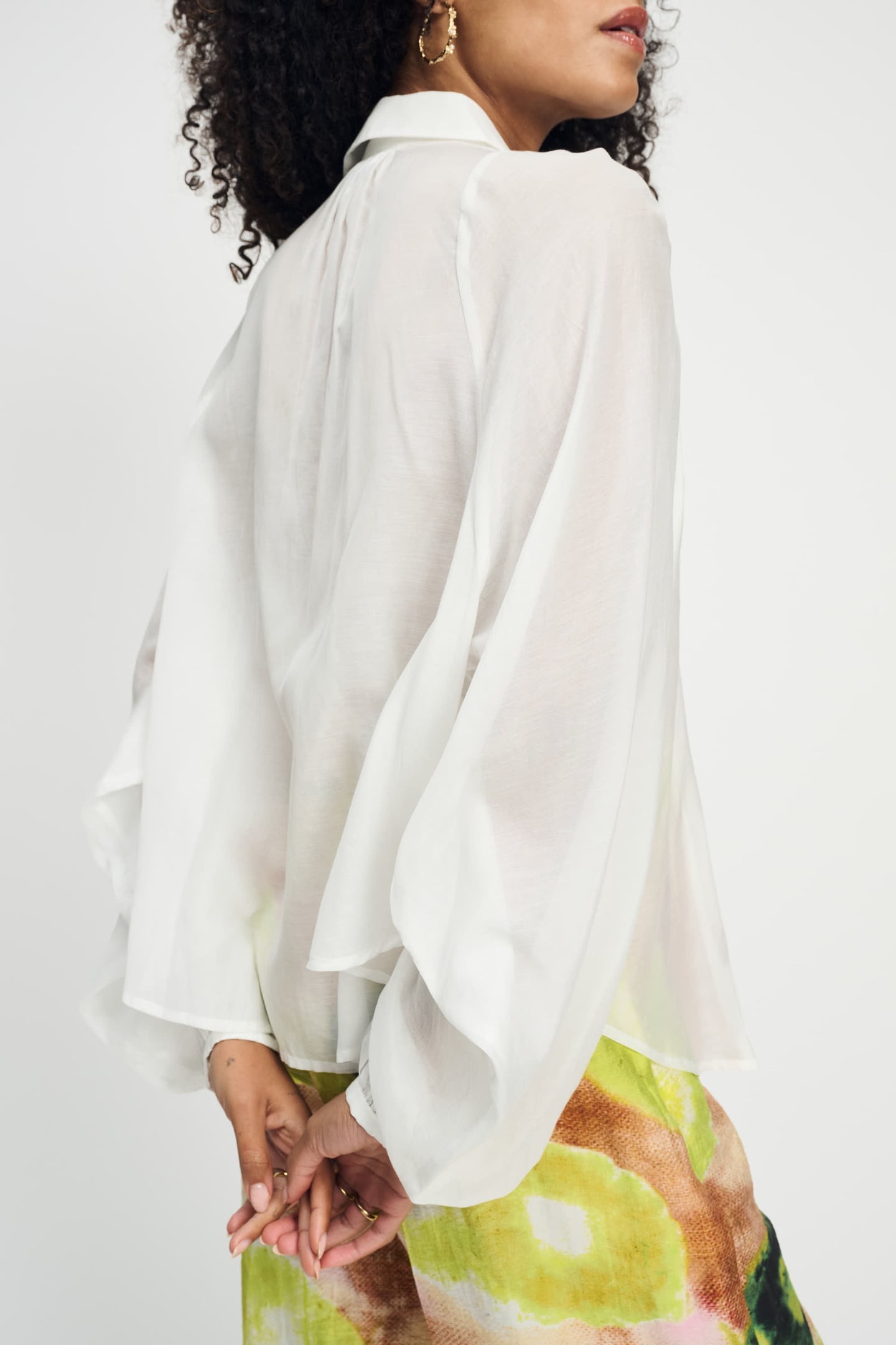 BLOUSE - LENA CRISPY WHITE 4