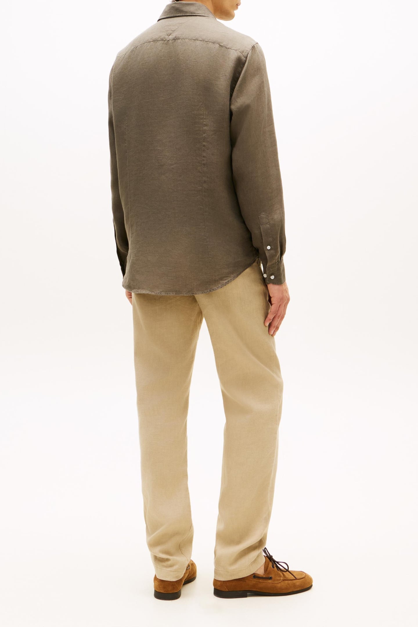 DC LINEN SHIRT ARMY GREEN 2