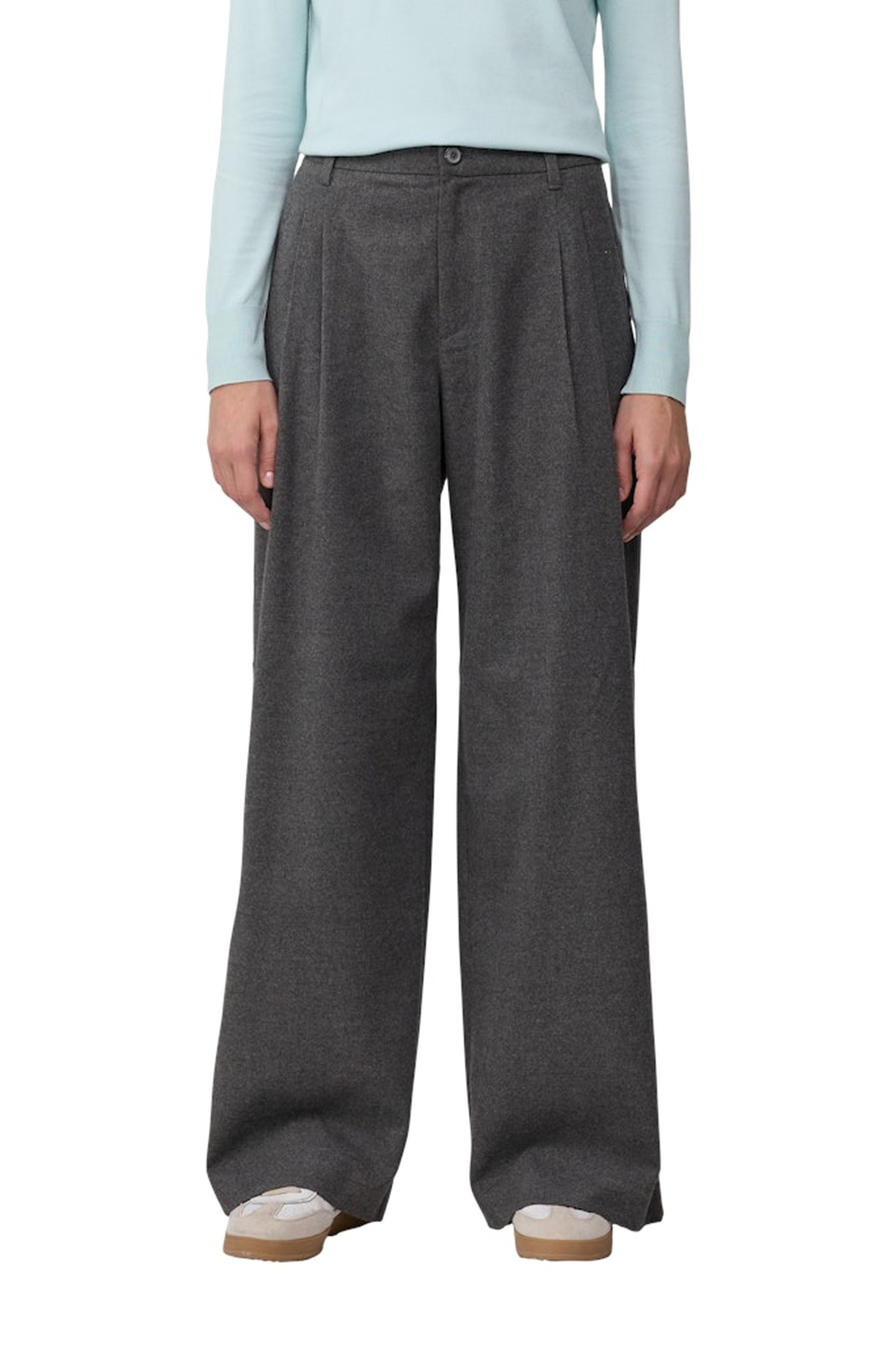 s.Oliver Hosen Grey/black Maat: W42 | Pantalons Outlet | Dames | Grijs