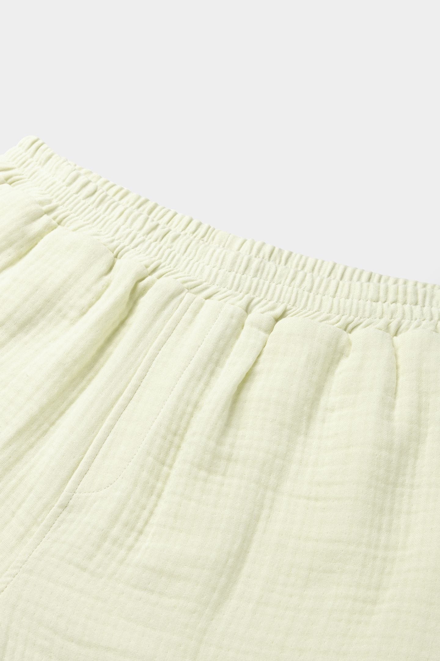 ENZI SEERSUCKER SHORTS ICING YELLOW 4