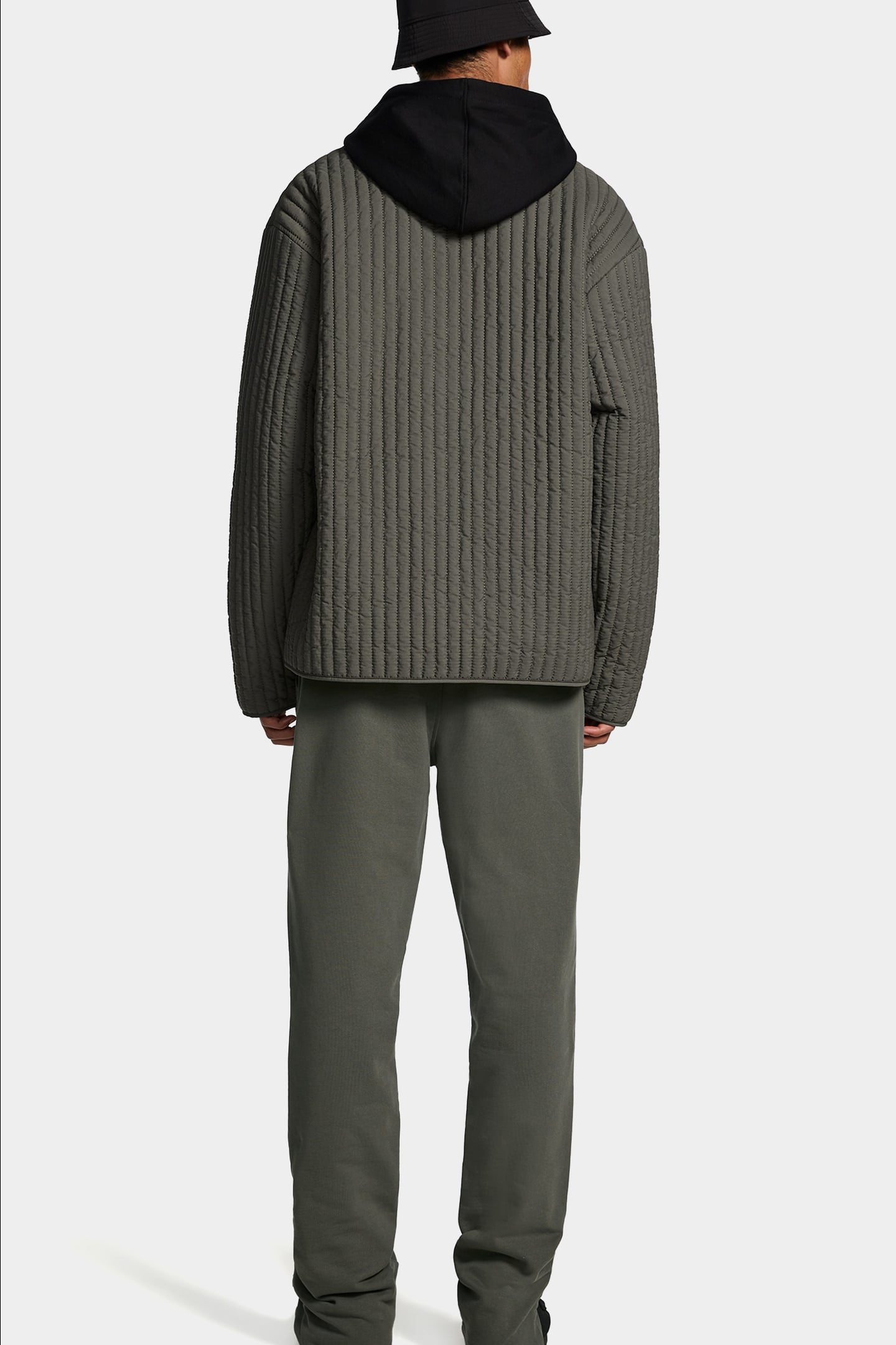 ZYER QUILTED RELAXED JACKET CHIMERA GREY 2