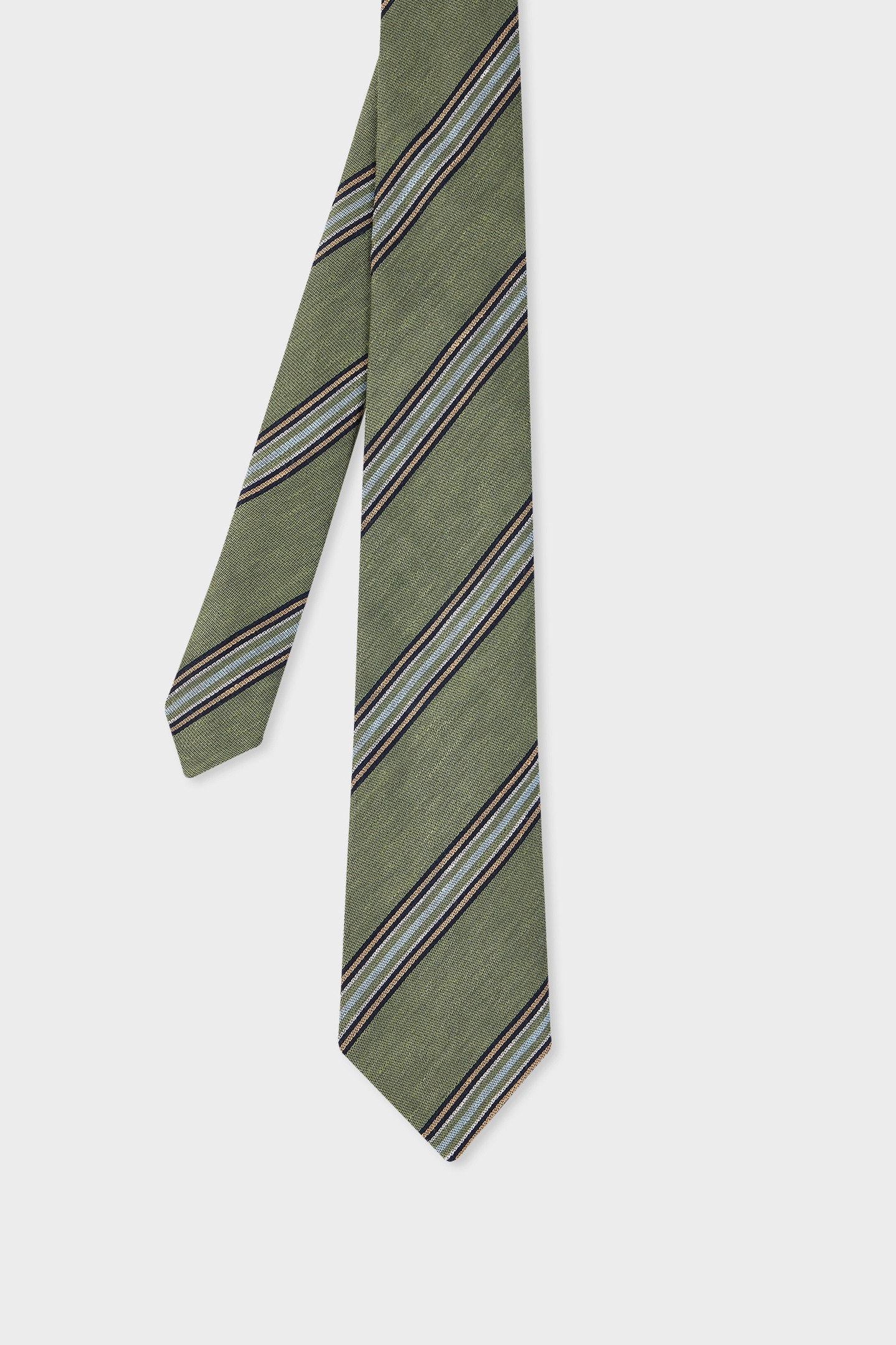 TIE BLOCK STRIPE MILITARY GREEN 1