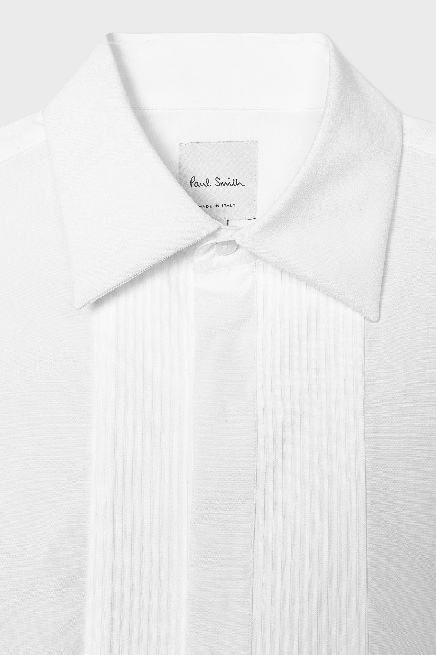 S/C TAILORED FIT EVENING SHIRT WHITE 9