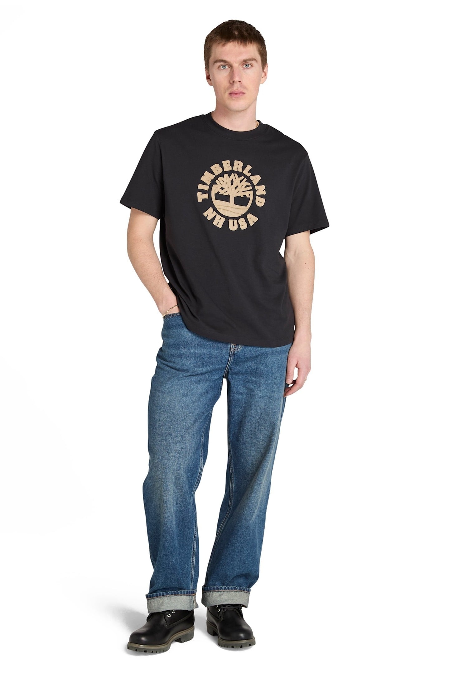 HOLIDAY FRONT GRAPHIC SS TEE BLACK 1