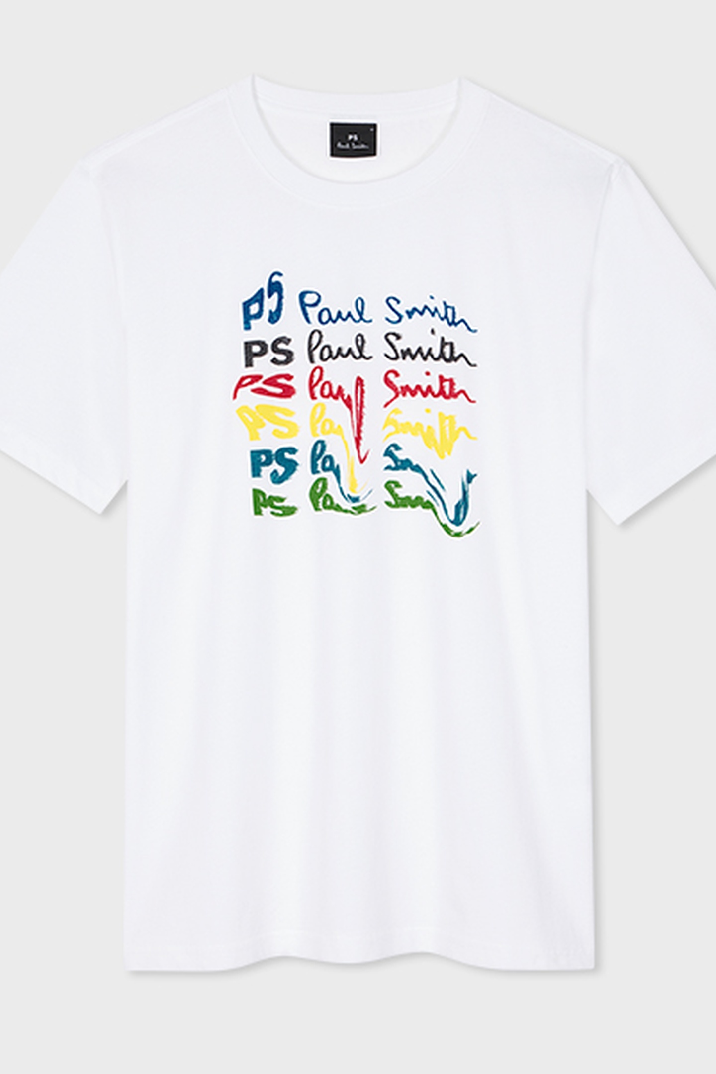 REG FIT SS T SHIRT PS PAUL SMITH WHITE 2