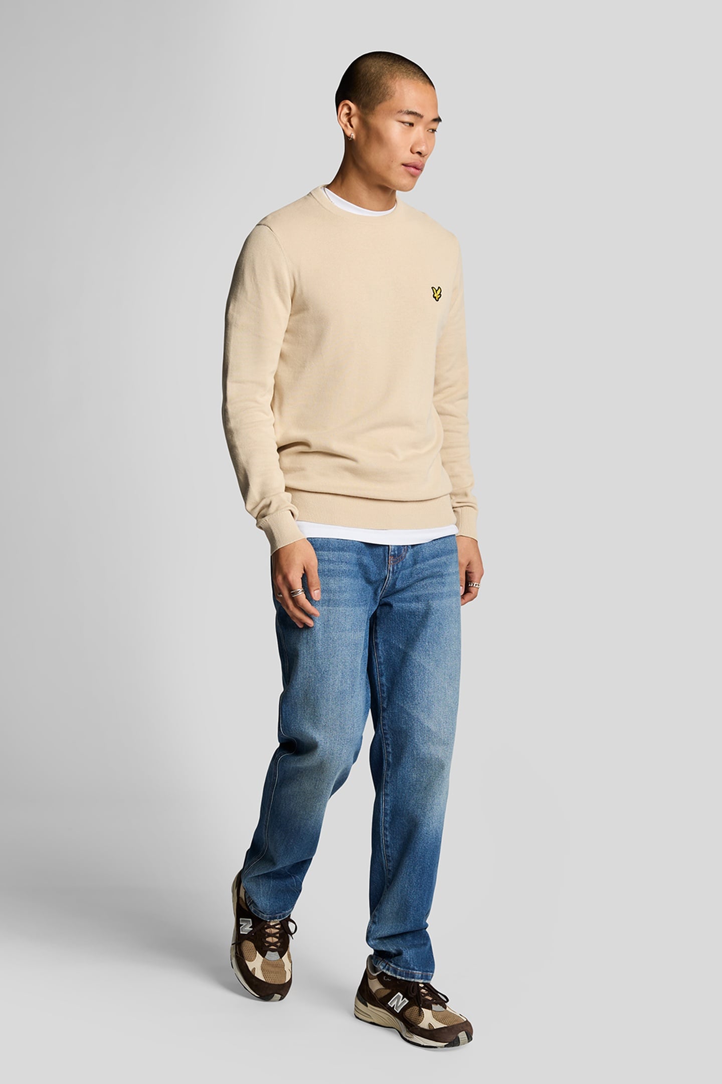 TAPERED DENIM STONE WASH BLUE 2