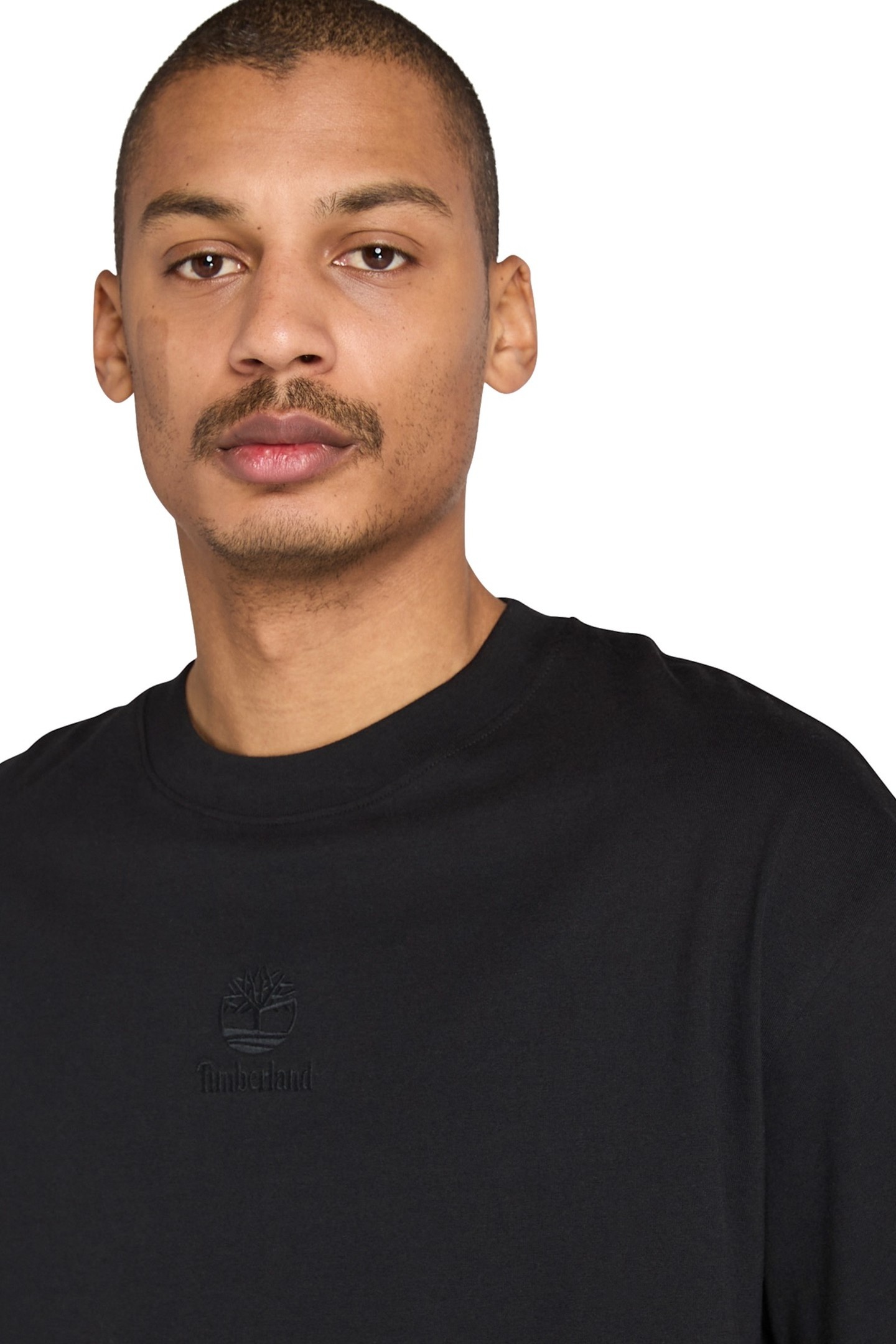HAMPTHON TONAL STACK LOGO TEE BLACK 4