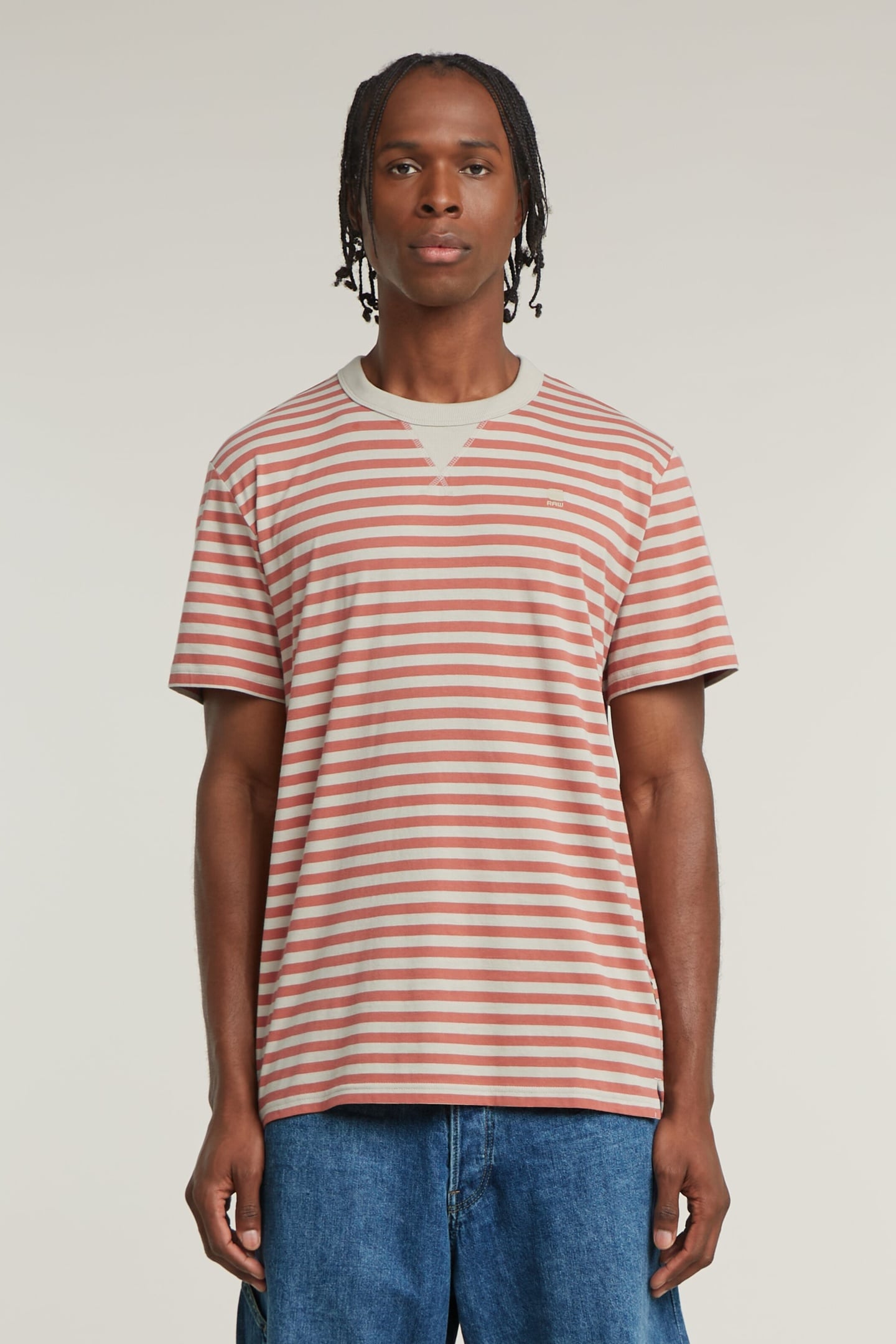 NIFOUS STRIPE R T DK BRICK/ETRUSCAN RED STRIPE 2