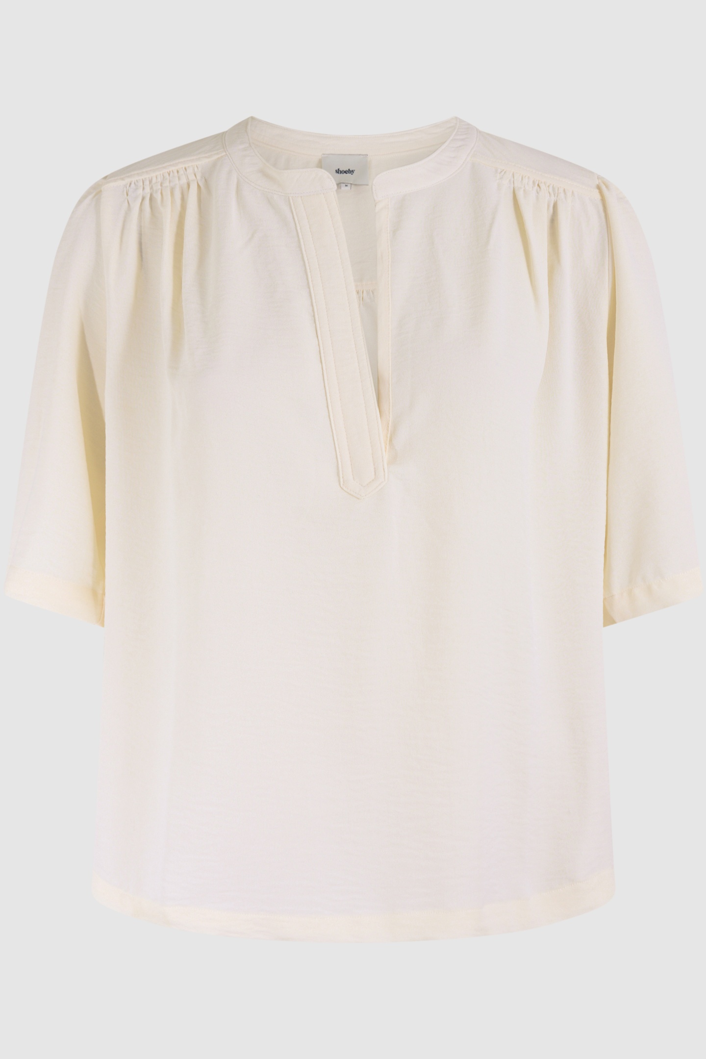 LA-SBTWIST SHORT SLEEVE TOP OFFWHITE 4